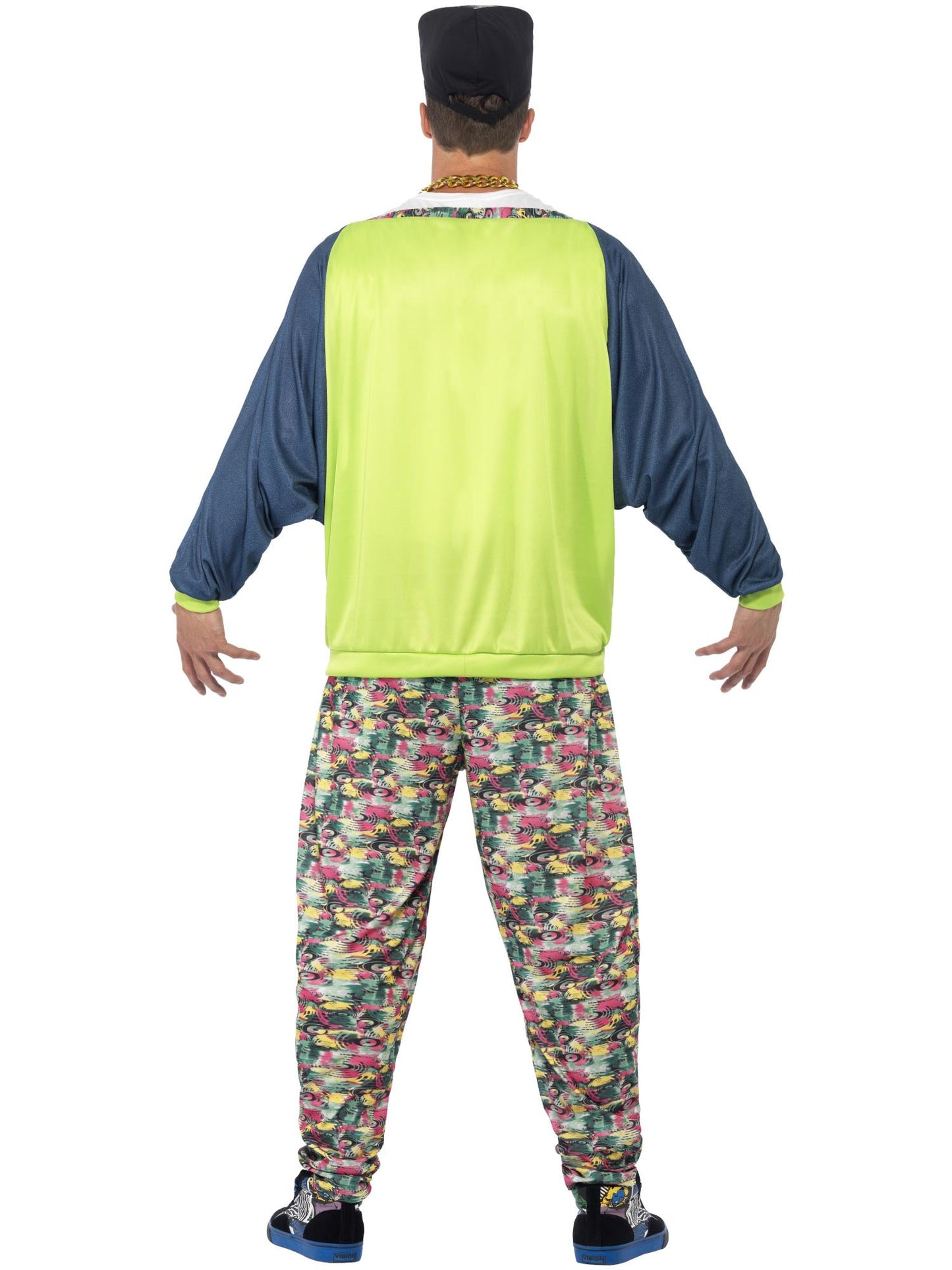 Smiffys 1980S 80s Hip Hop Costume, Patterned CS für Herren