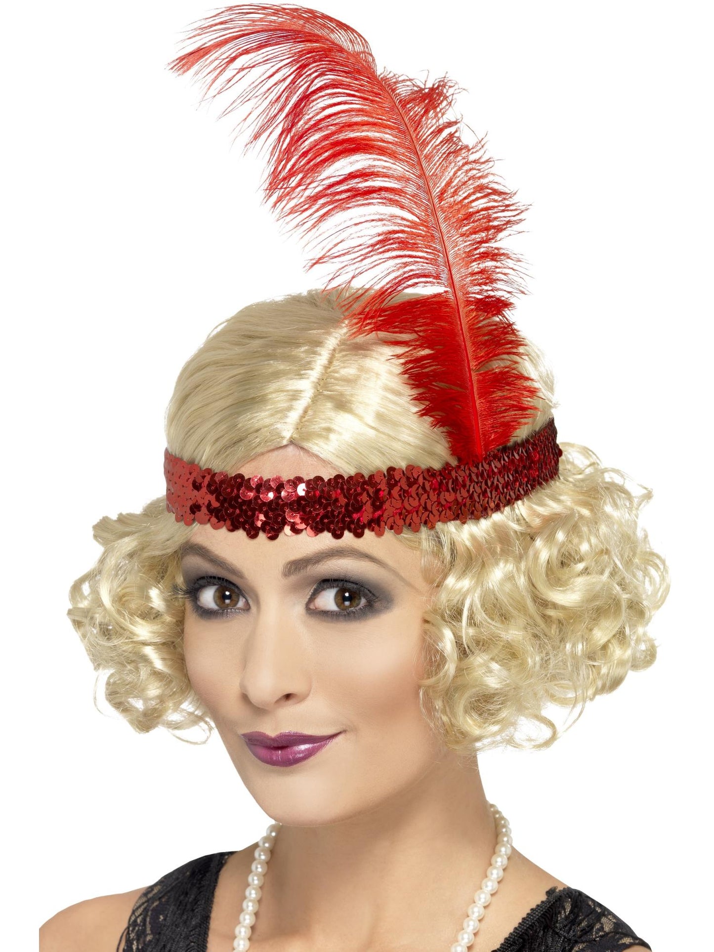 Smiffys Charleston Wig, Blonde für Damen