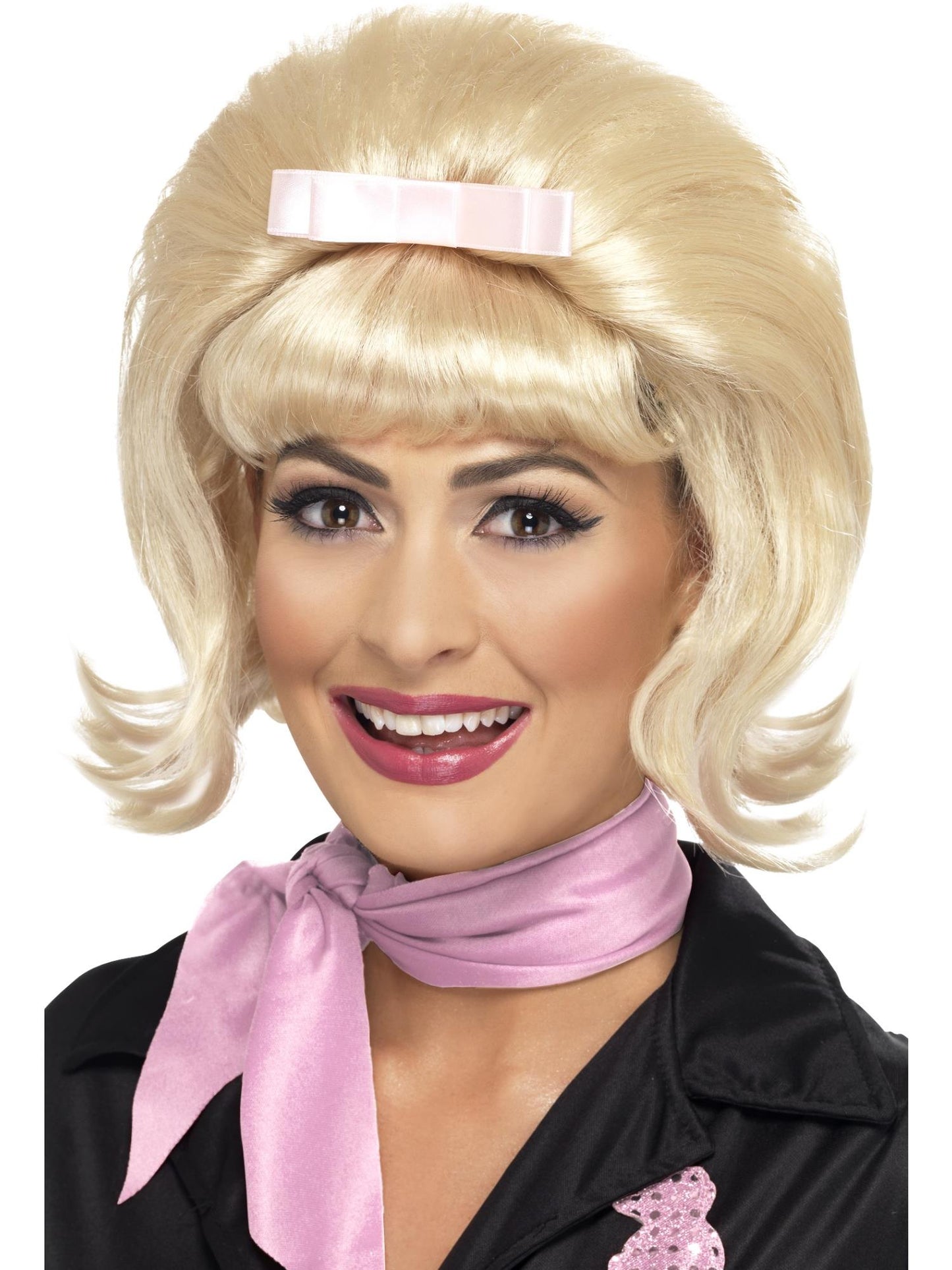 Smiffys 1950S 50s Flicked Beehive Bob, Blonde WI für Damen