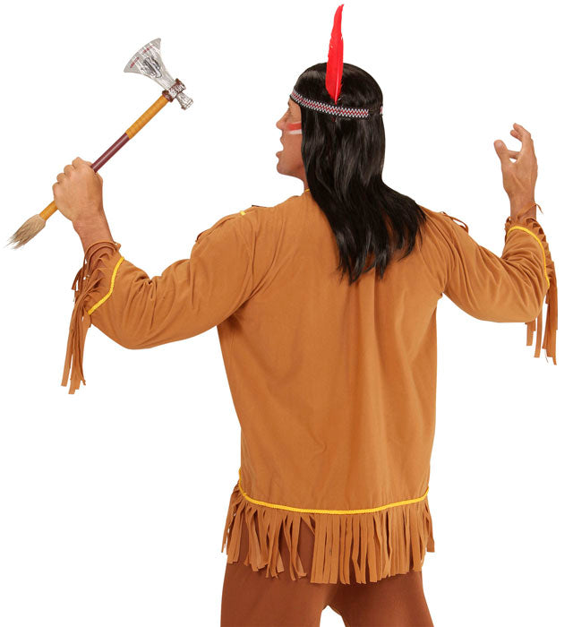Indianer-Oberteil mit typischen Mustern für Fasnacht und Karneval