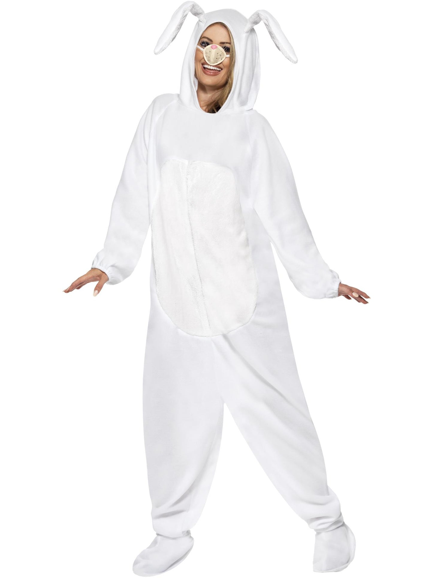 Smiffys Rabbit Costume, White CS für Unisex