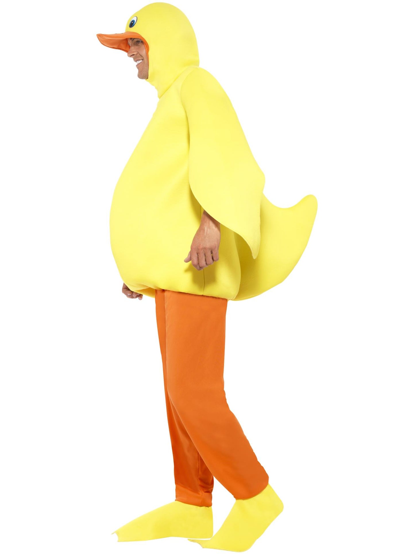 Smiffys Duck Costume, with Bodysuit, Trousers, Yellow CS für Unisex