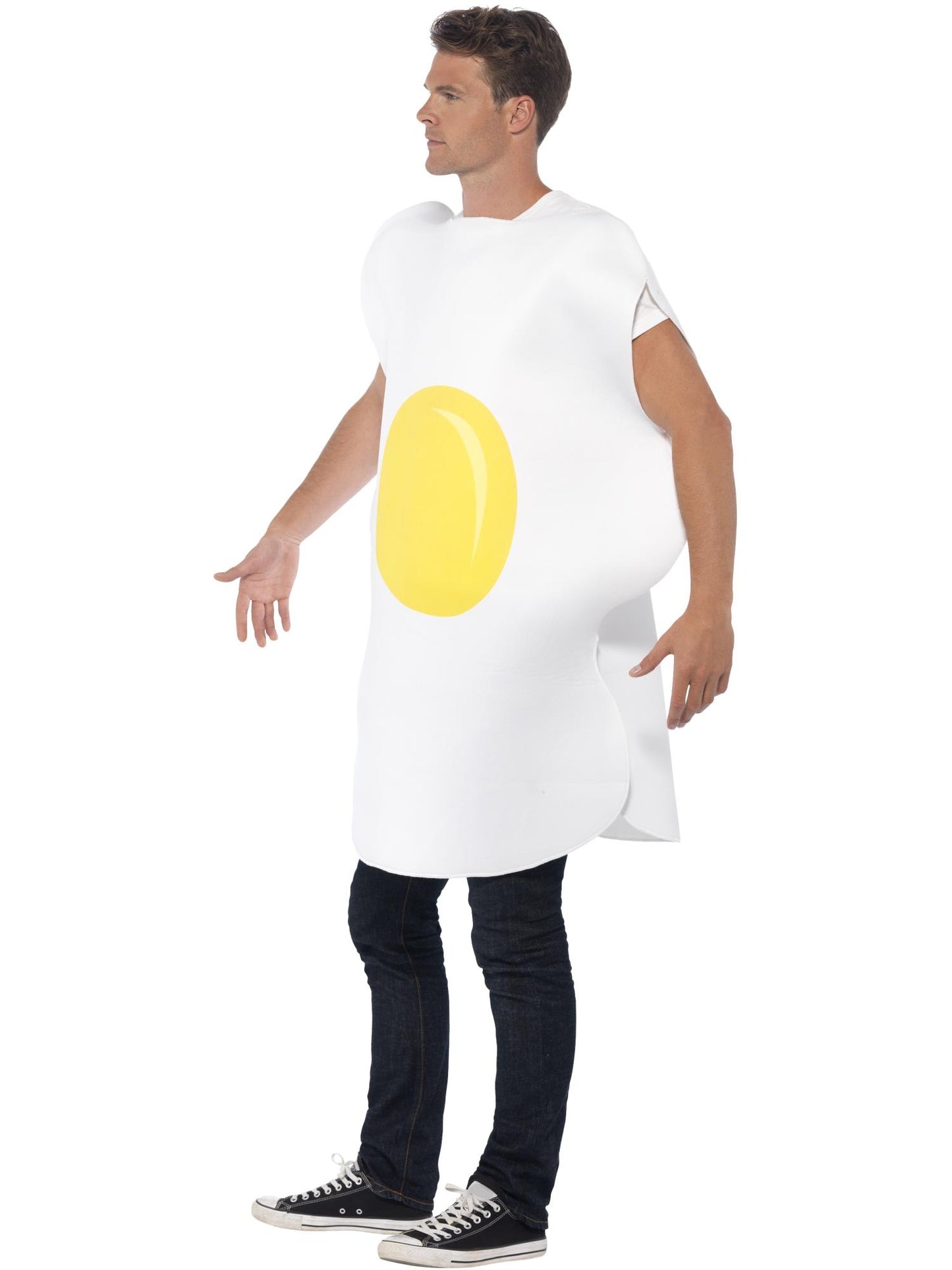Smiffys COMEDY Egg Costume, White CS für Unisex