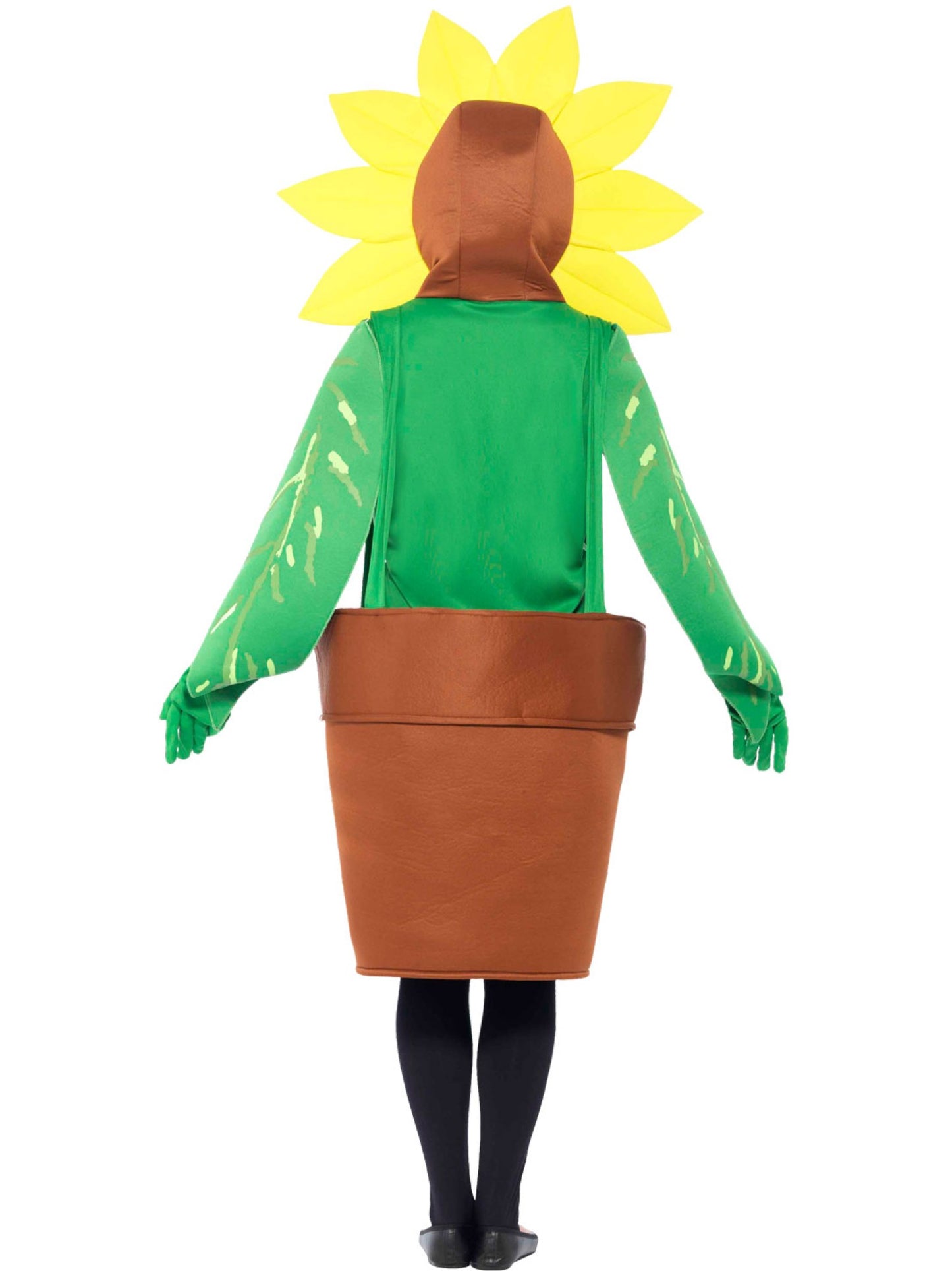 Smiffys COMEDY Sunflower Costume, with Top with Attached Hood CS für Unisex