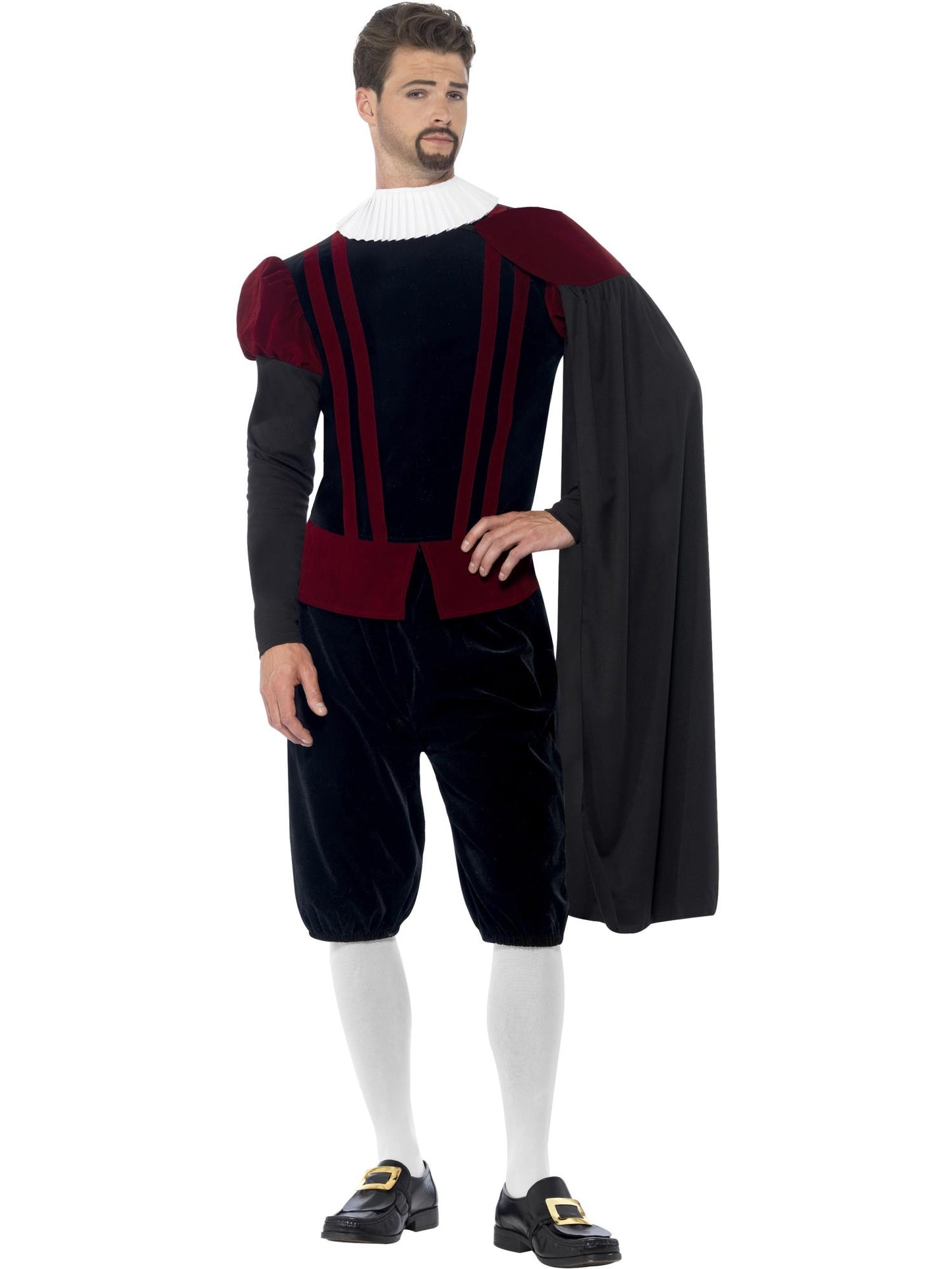 Smiffys Deluxe Tudor Lord Costume, Black CS für Herren