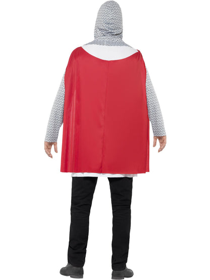 Smiffys Knight Costume, Economy, White CS für Herren
