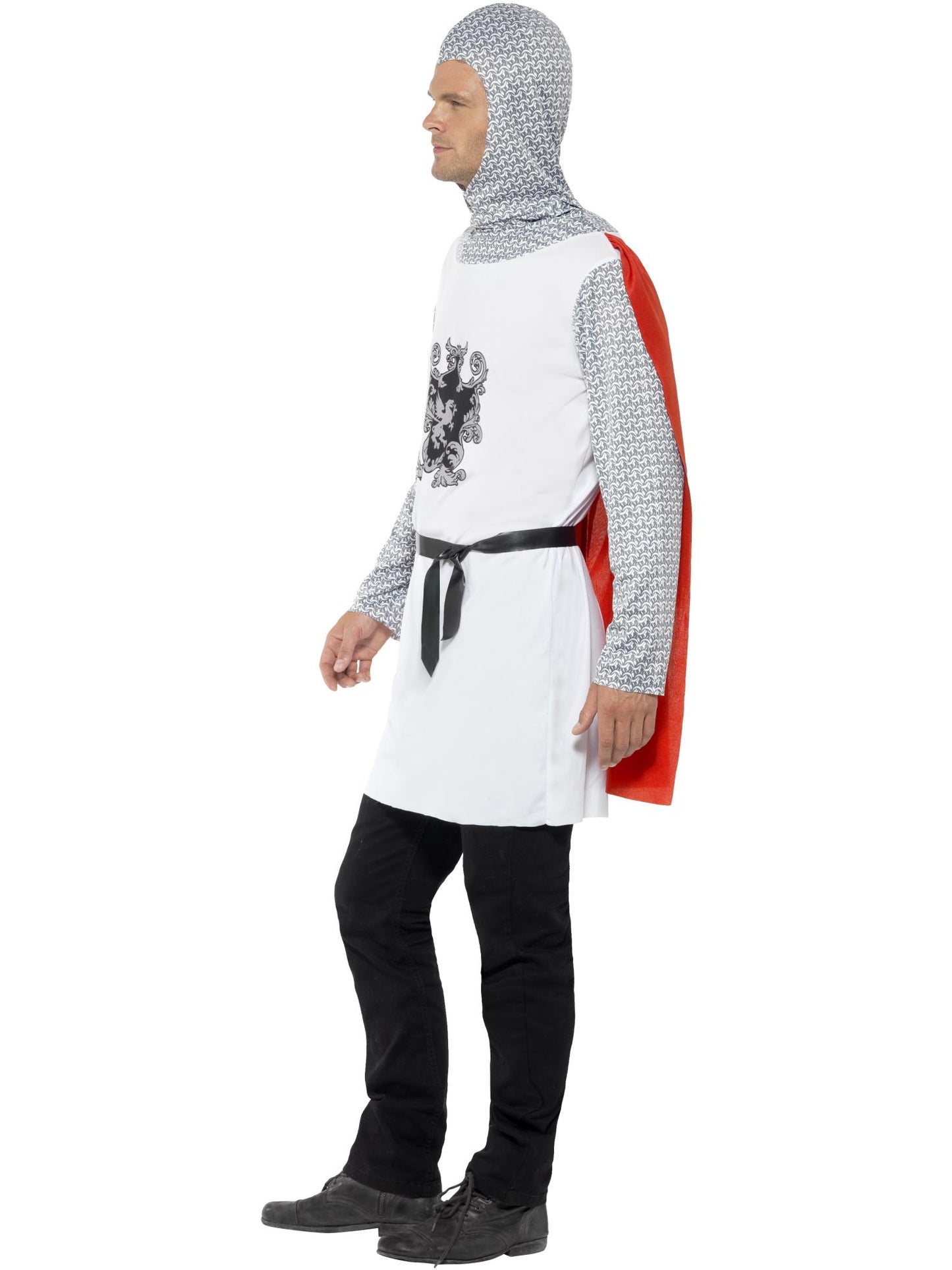 Smiffys Knight Costume, Economy, White CS für Herren