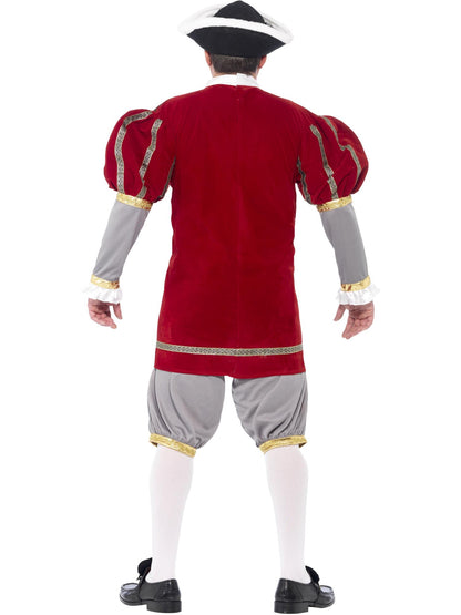 Smiffys TUDOR Deluxe Henry VIII Costume, Red CS für Herren