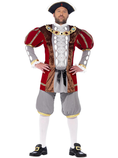 Smiffys TUDOR Deluxe Henry VIII Costume, Red CS für Herren