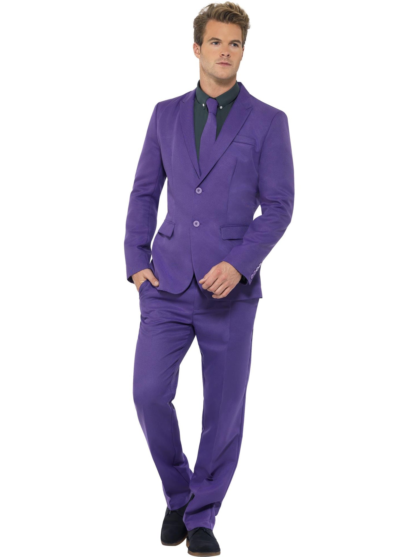 Smiffys COMEDY Purple Suit, Purple CS für Herren