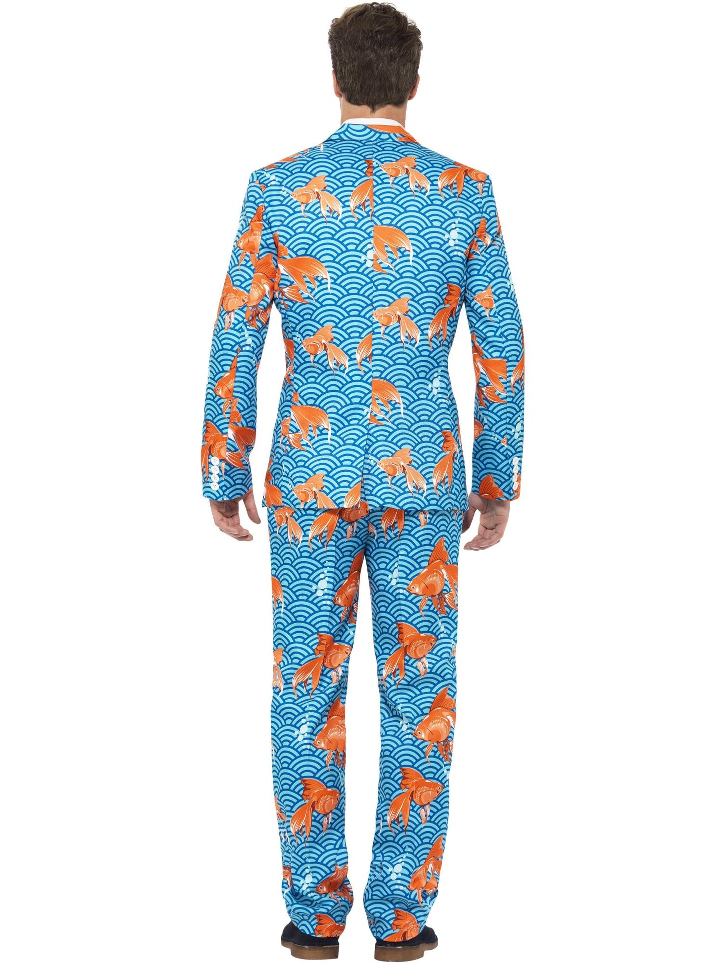 Smiffys COMEDY Goldfish Suit, Blue CS für Herren