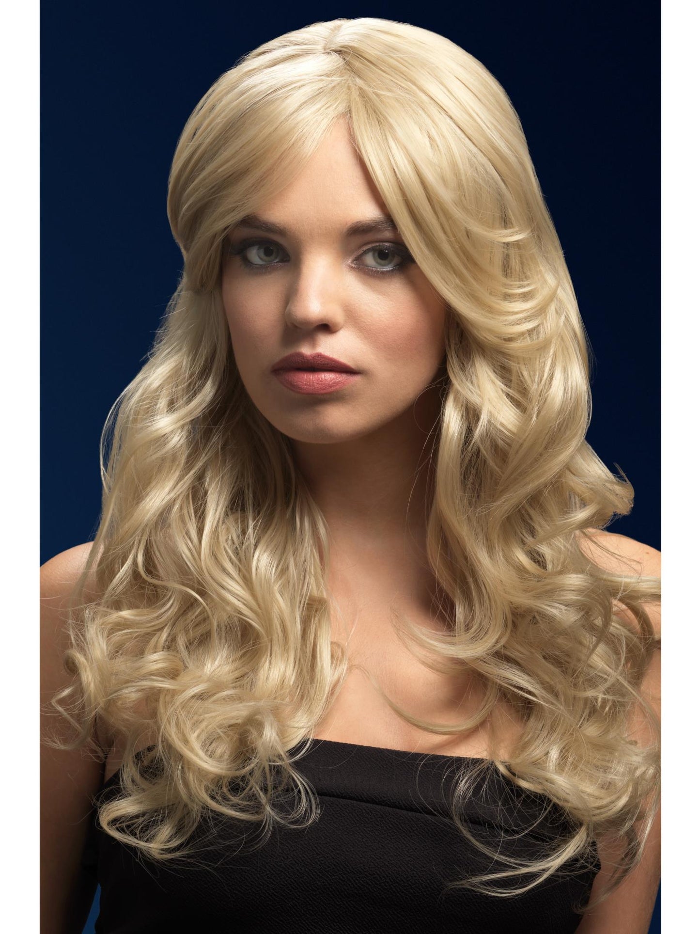 Smiffys Fever Nicole Wig, Brown für Damen