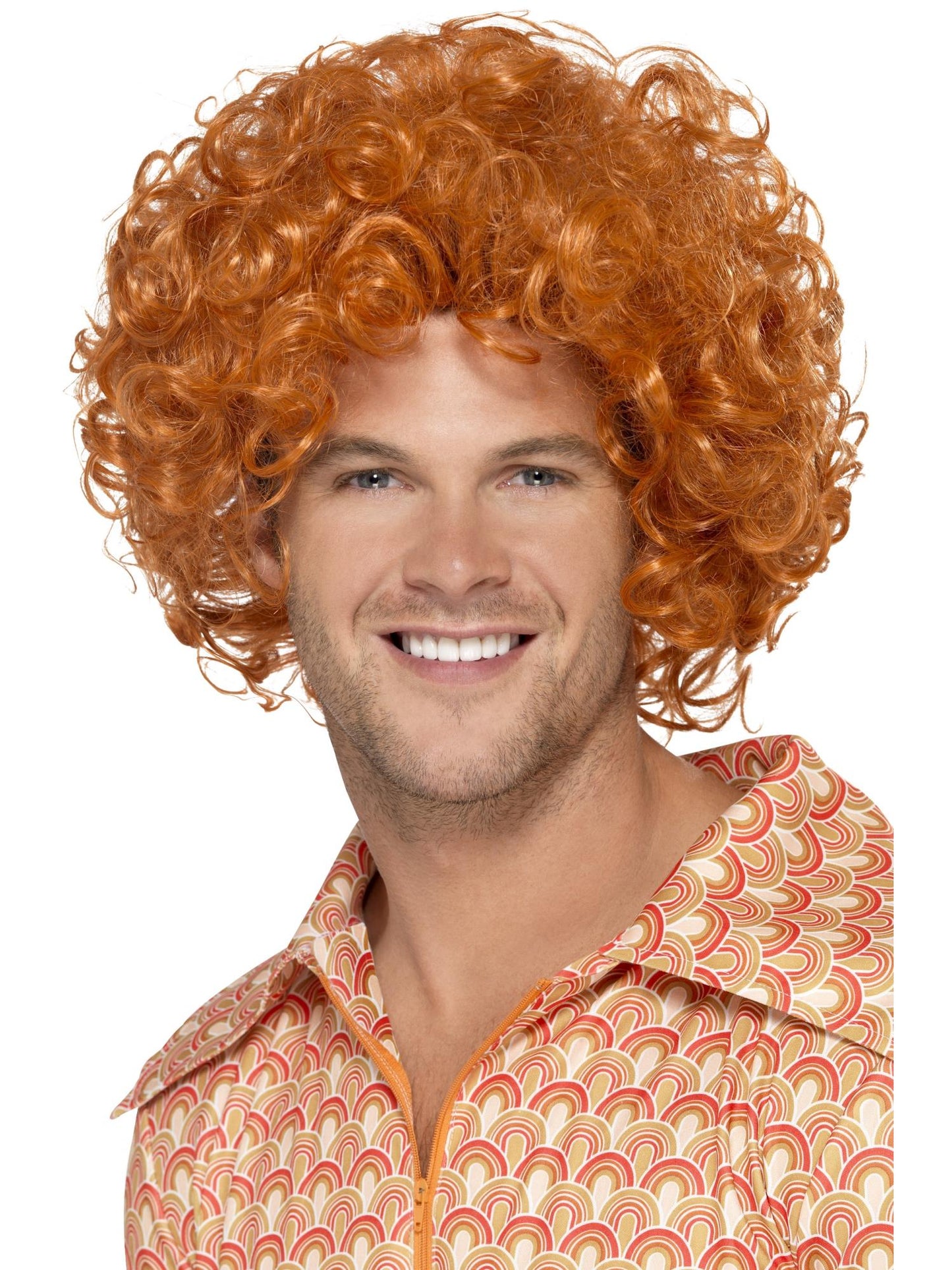 Smiffys 1970S Curly Afro Wig, Ginger für Herren