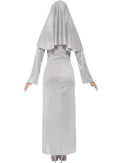 Smiffys Gothic Nun Costume, Grey CS für Damen