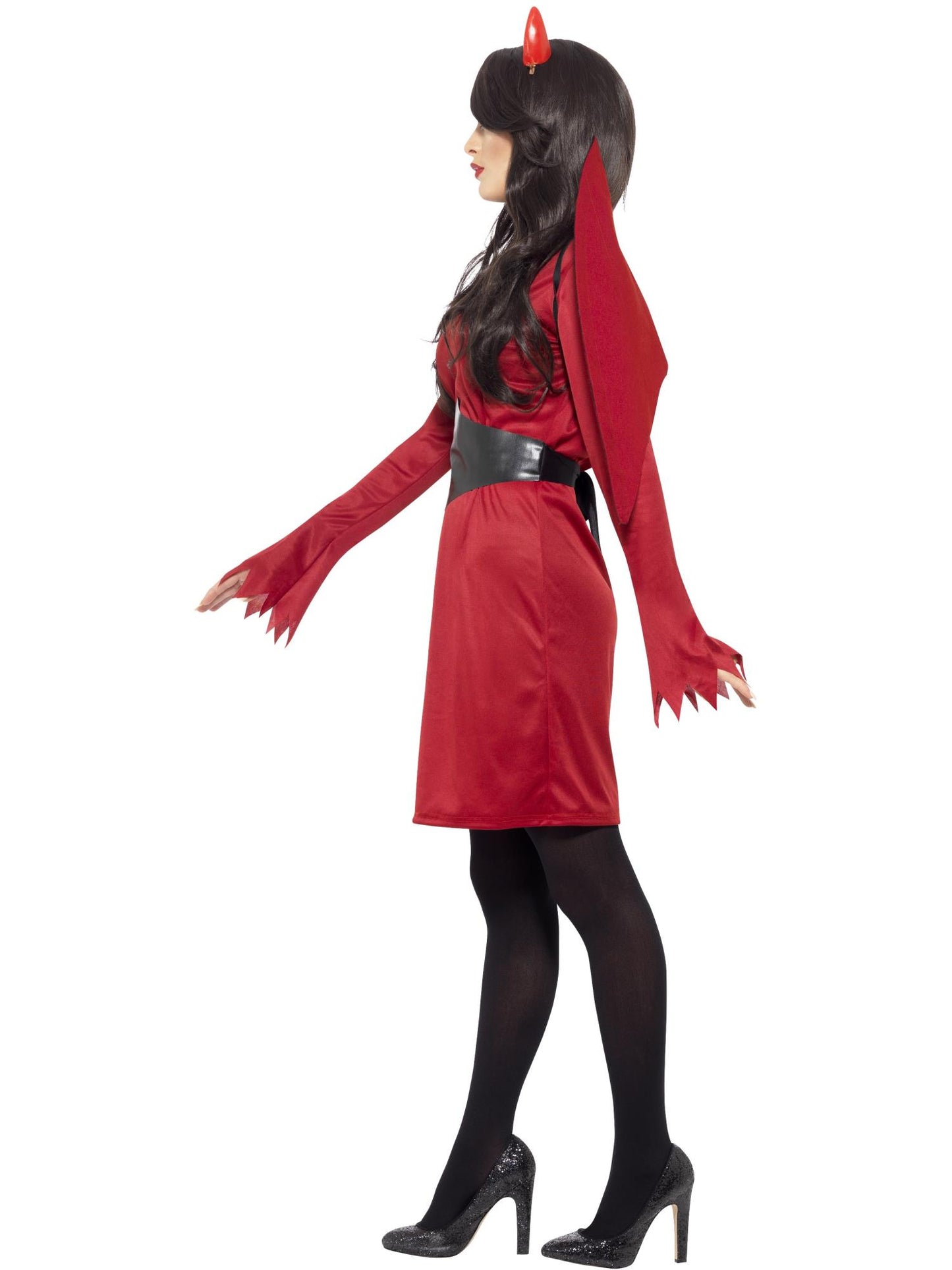Smiffys Economy Devil Costume, Red CS für Damen