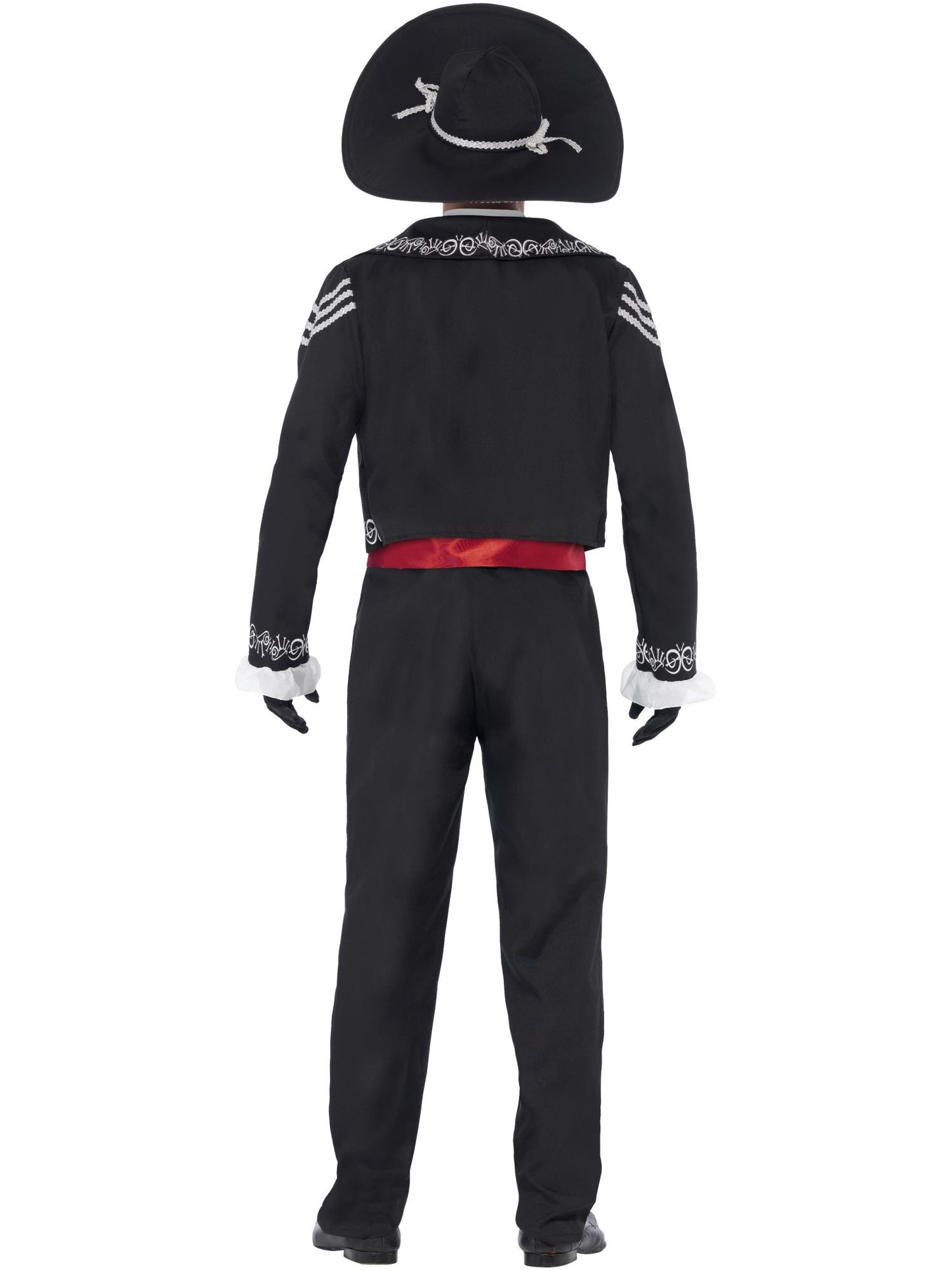Smiffys DAYDEAD Deluxe Day of the Dead Se?or Bones Costume, Black CS für Herren