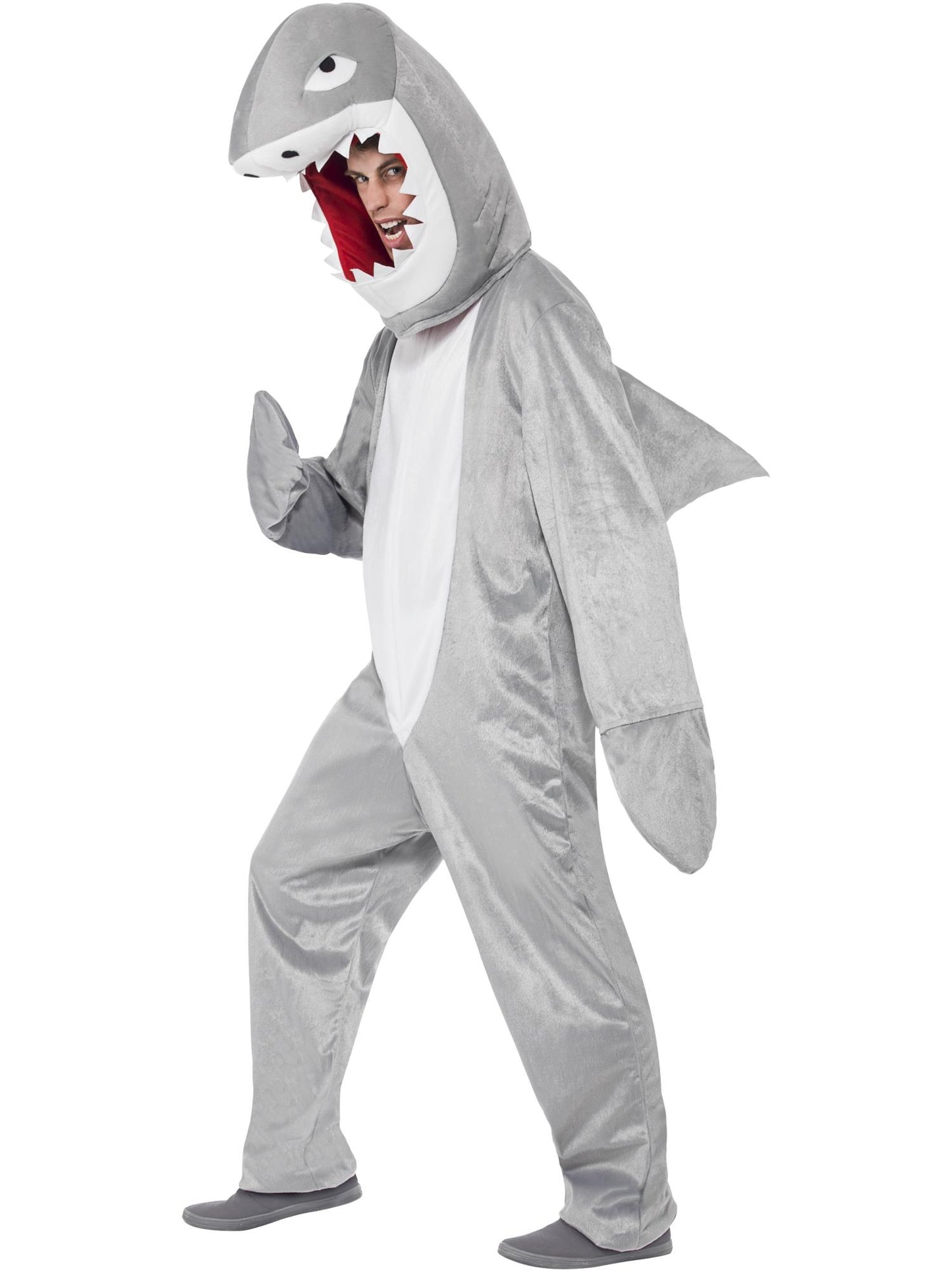 Smiffys Shark Costume, Grey CS für Unisex