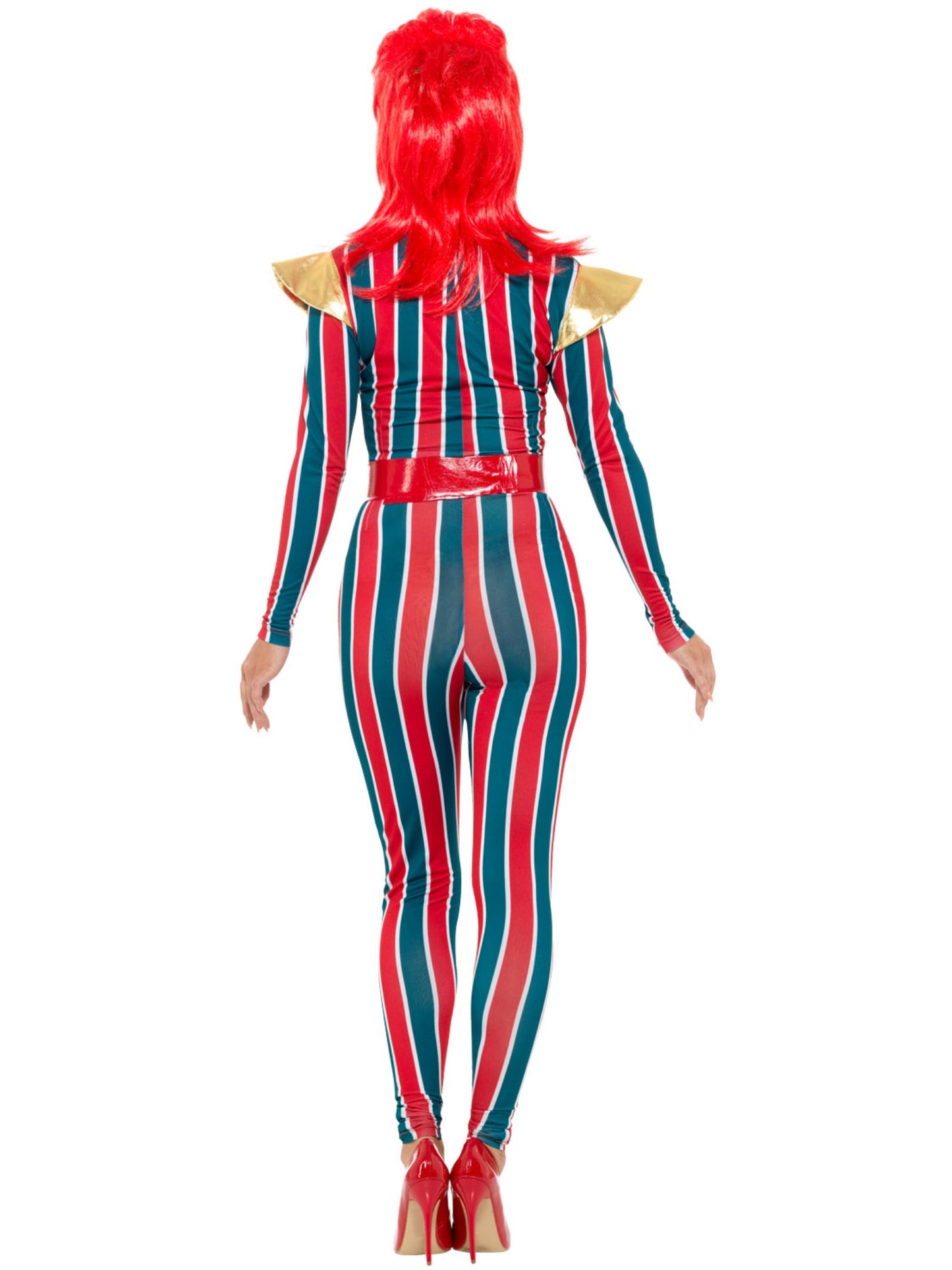 Smiffys BOWIE Miss Space Superstar Costume, Multi-Coloured CS für Damen