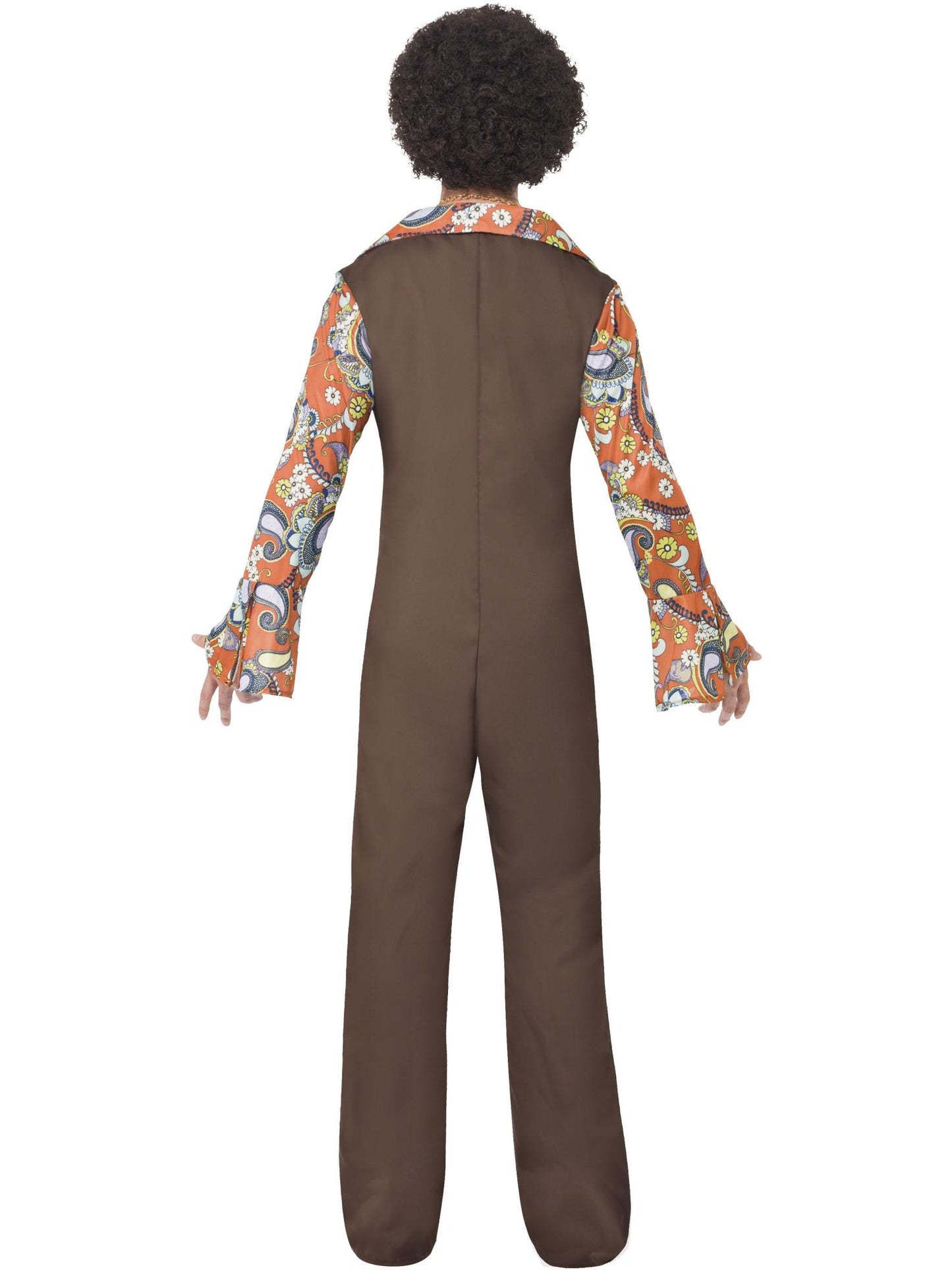 Smiffys DISCO Groovy Boogie Costume, Brown CS für Herren