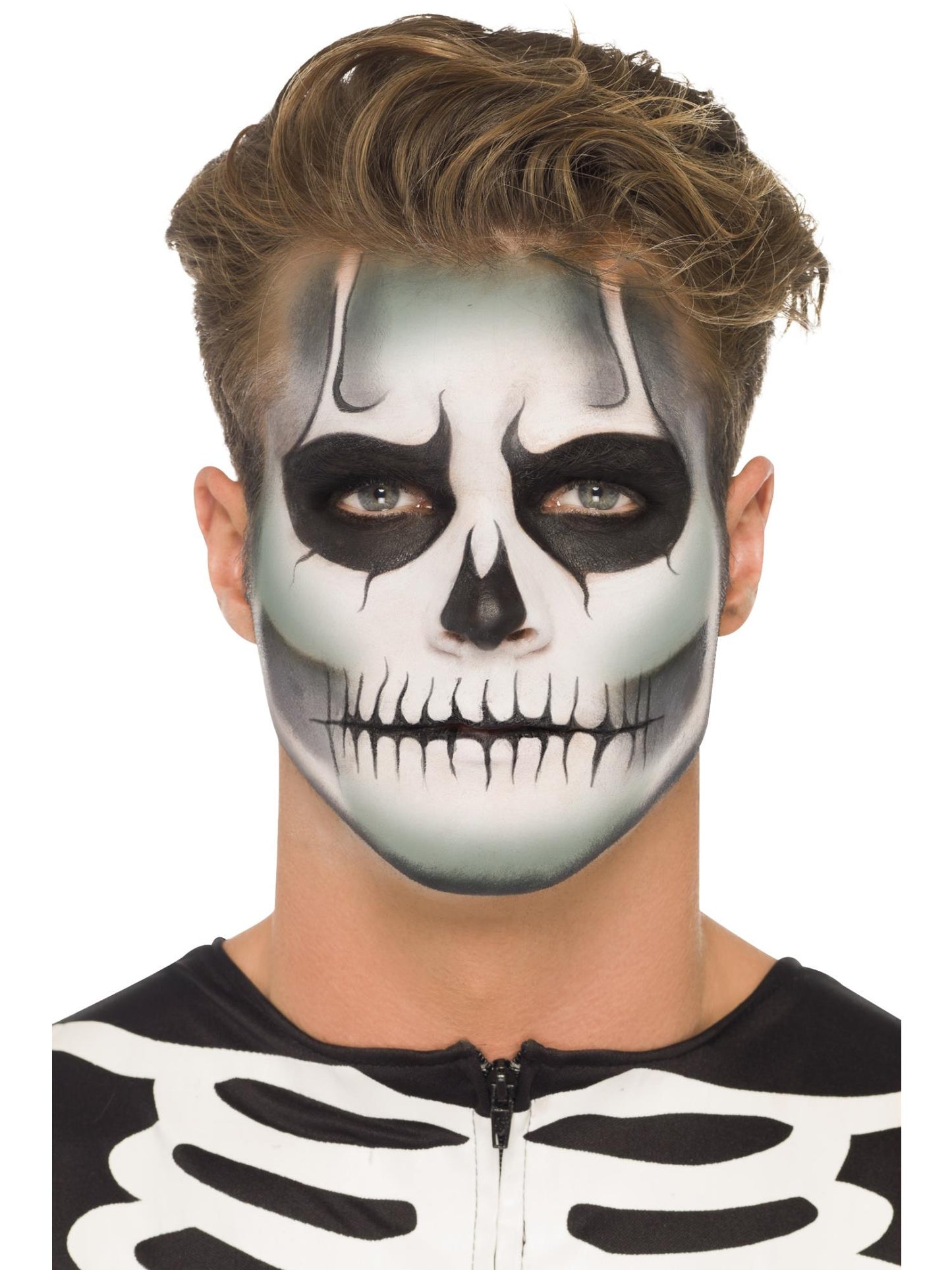 COSMETIC Smiffys Make-Up FX, GID Skeleton Kit, Grease, Blac CD für Unisex