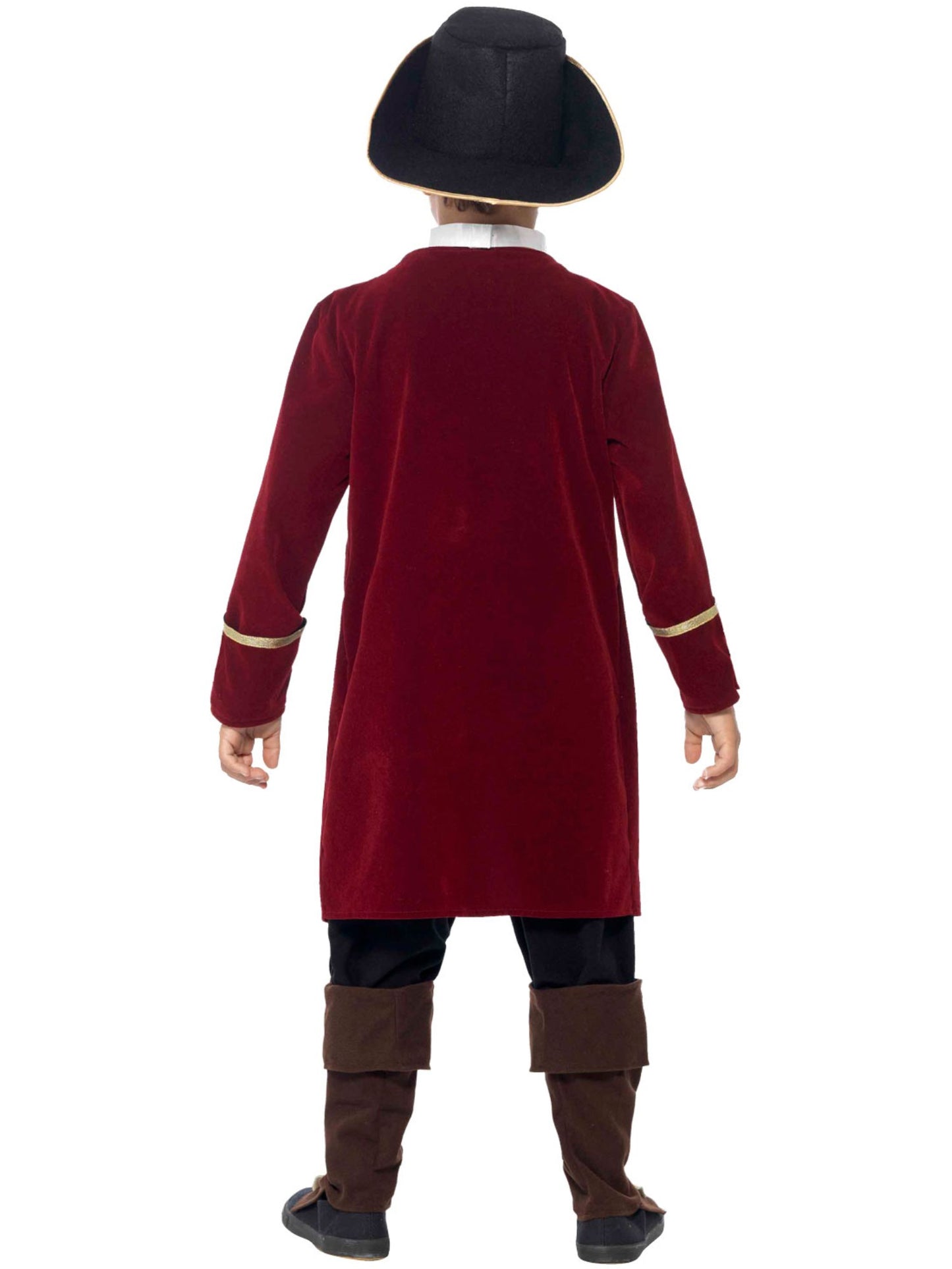 Smiffys Deluxe Pirate Captain Costume, Black CS für Jungen