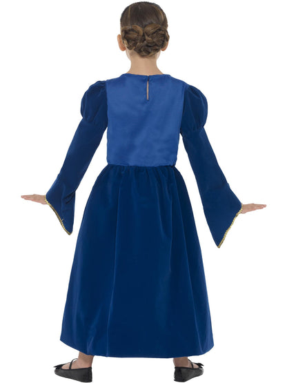 Smiffys Tudor Princess Mädchenkostüm, Royal Blue CS