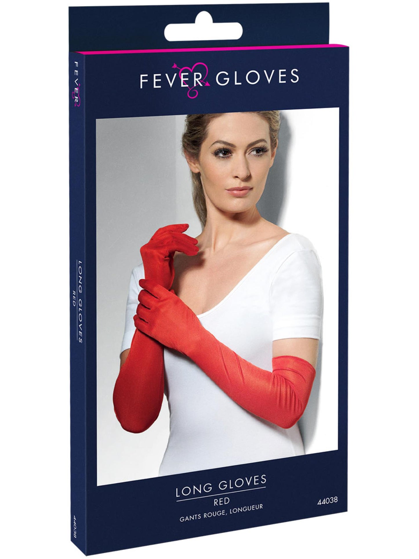 Smiffys FEVER Gloves, Red AC für Damen