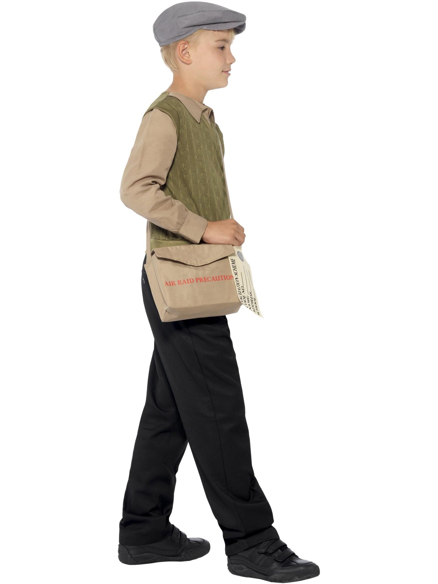 Smiffys 1940S Evacuee Boy Kit, Green CS für Jungen