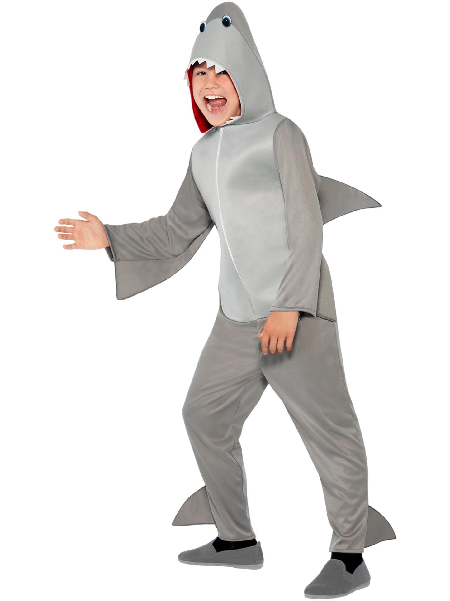 Smiffys Shark Costume, Grey CS für Unisex
