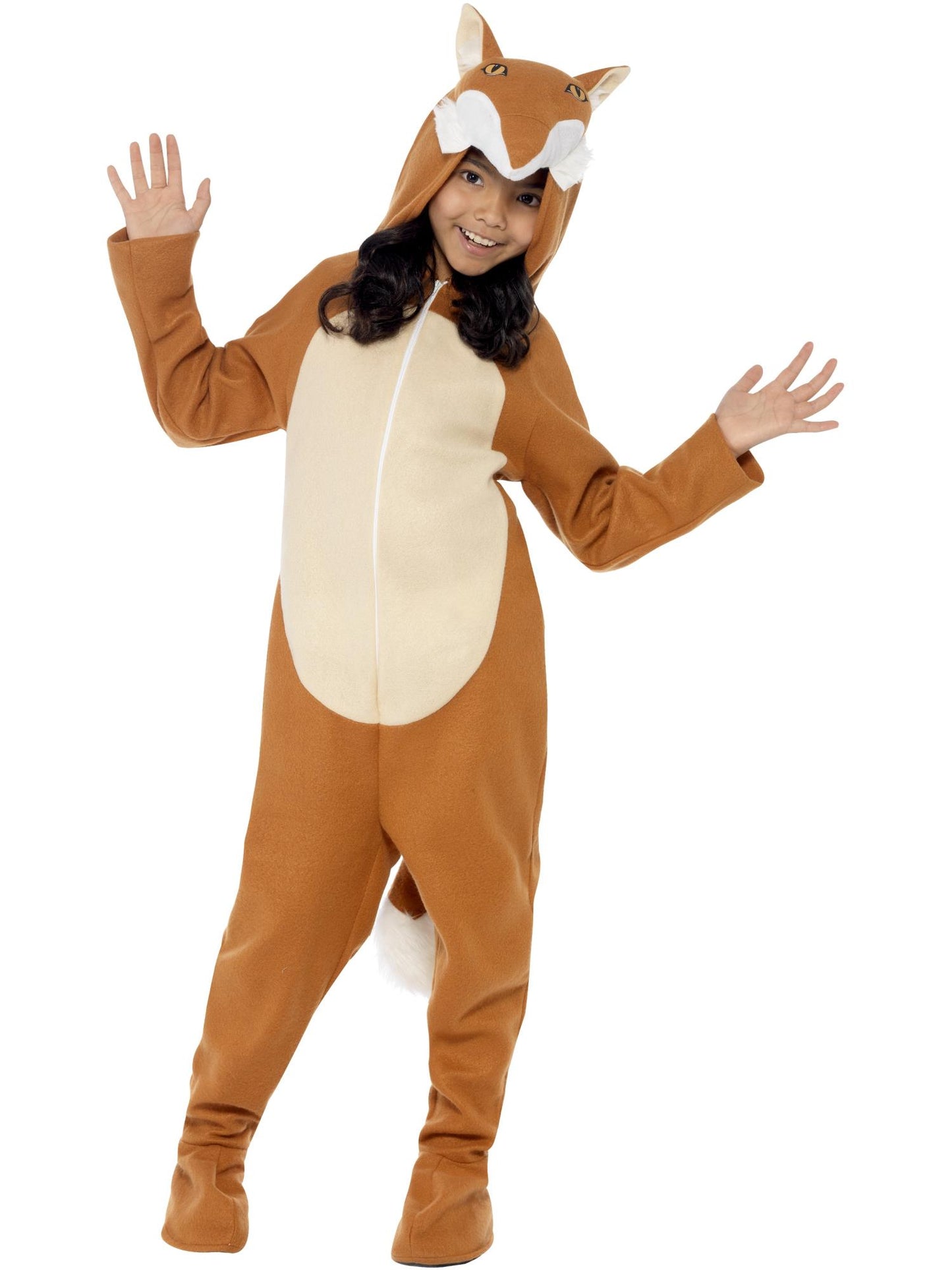 Smiffys Fox Costume, Orange CS für Unisex