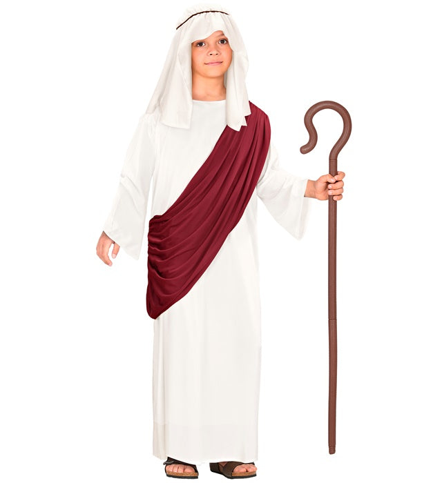 Messias Kostüm-Set mit Tunika, Toga und Kopfbedeckung für Fasnacht