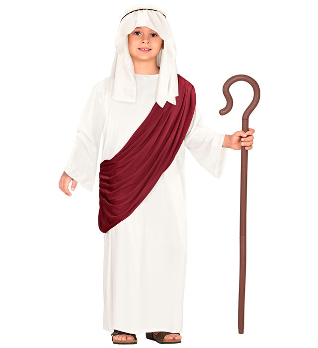 Messias Kostüm-Set mit Tunika, Toga und Kopfbedeckung für Fasnacht