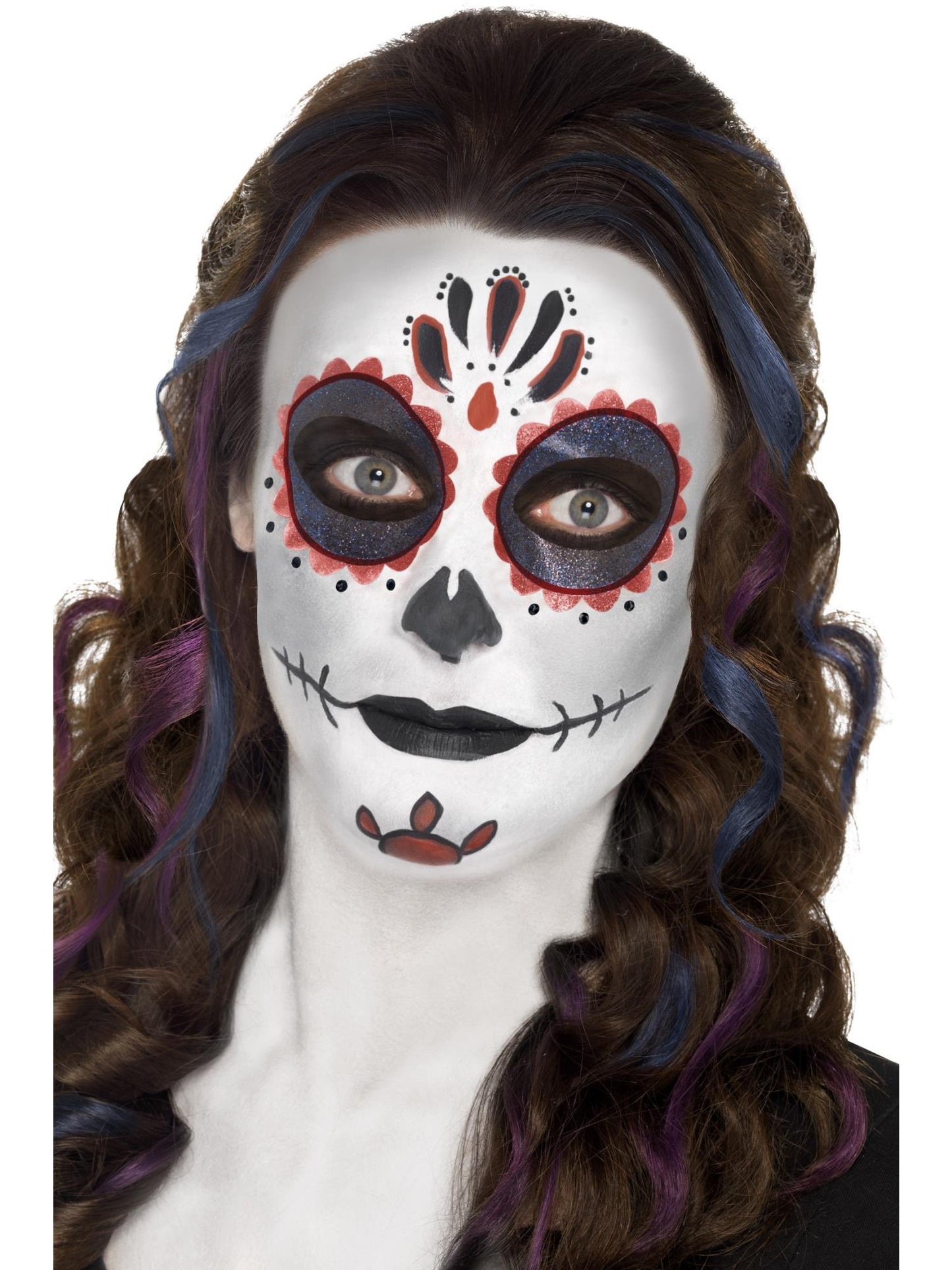 COSMETIC Smiffys Make-Up FX, Day of the Dead Kit, Aqua, CD für Unisex