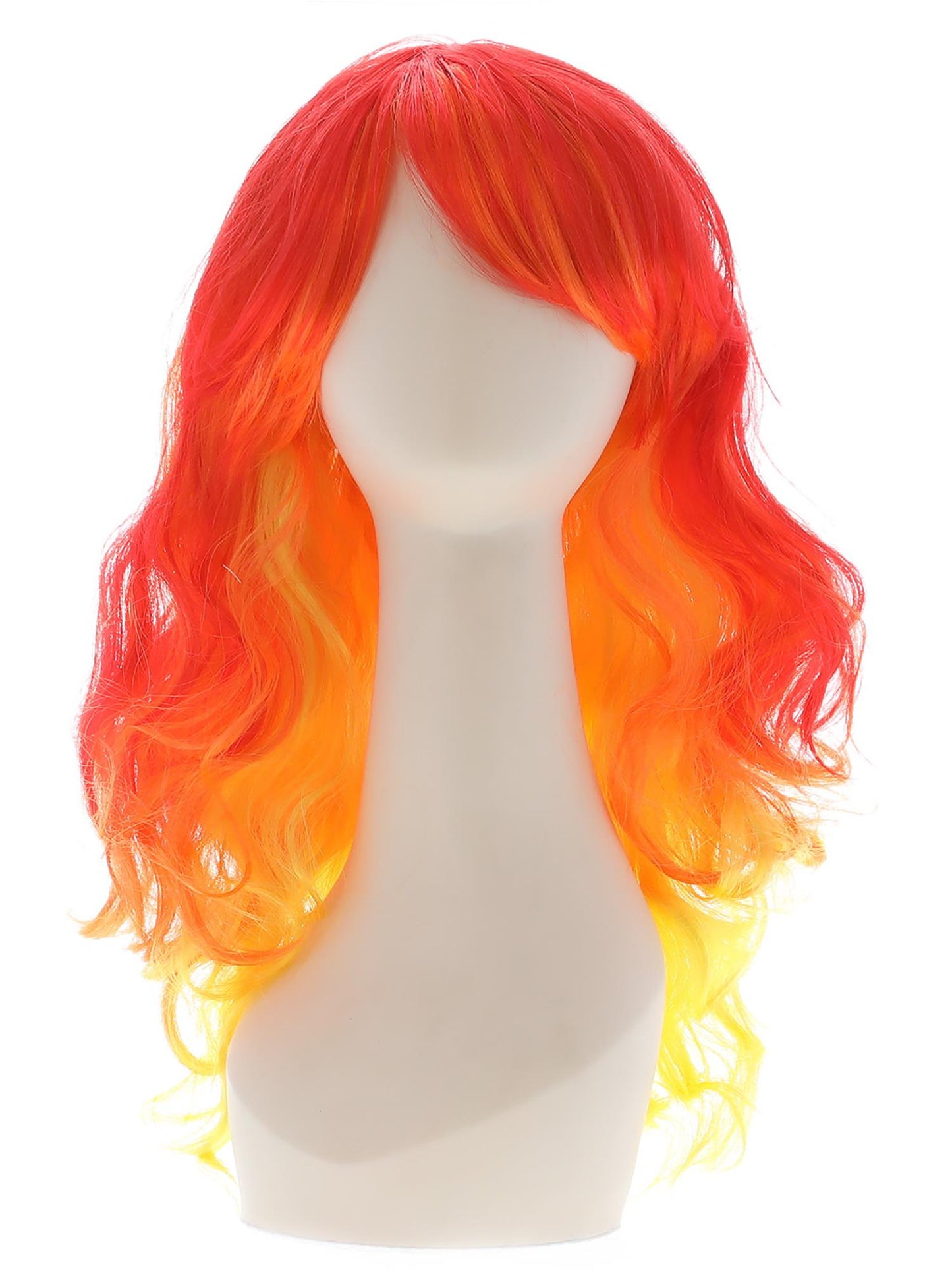 Smiffys Ombre Devil Flame Wig, Red & Orange für Damen