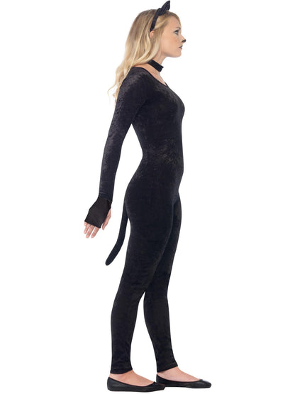 Smiffys Cat Costume, Black CS für Damen