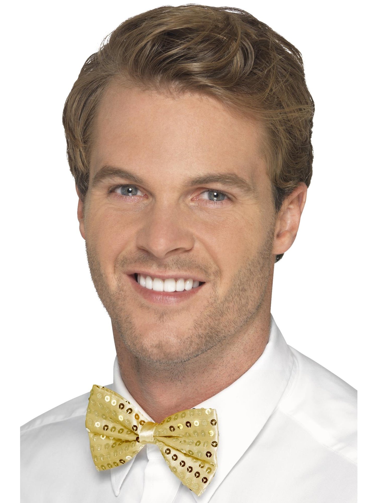 Smiffys COMEDY Sequin Bow Tie, Gold AC für Unisex