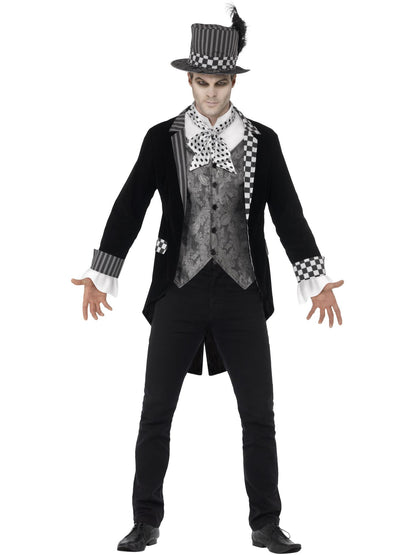 Smiffys MADHAT Deluxe Dark Hatter Costume, Black CS für Unisex