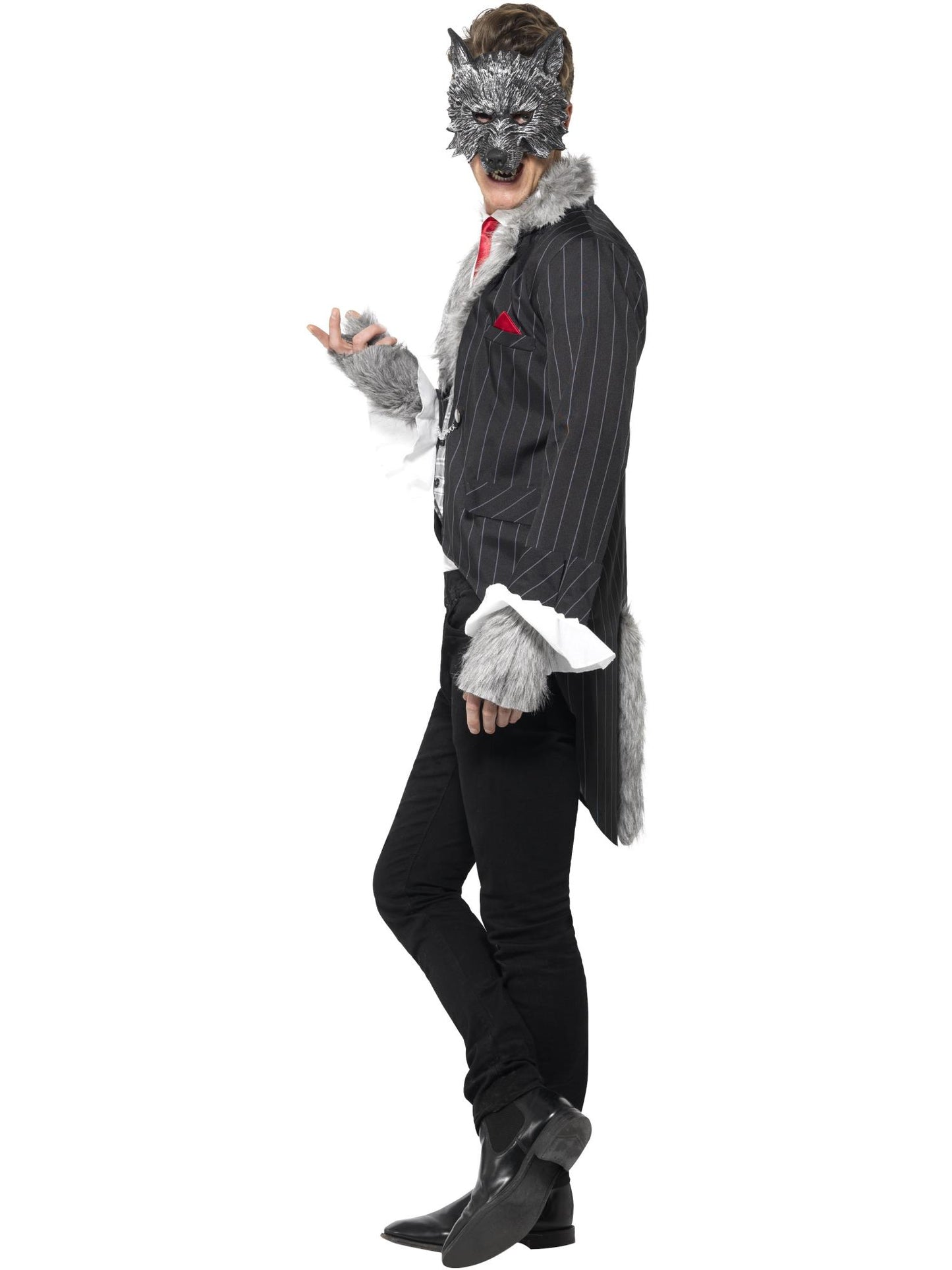 Smiffys STORYBOOK Deluxe Big Bad Wolf Costume, Grey CS für Unisex