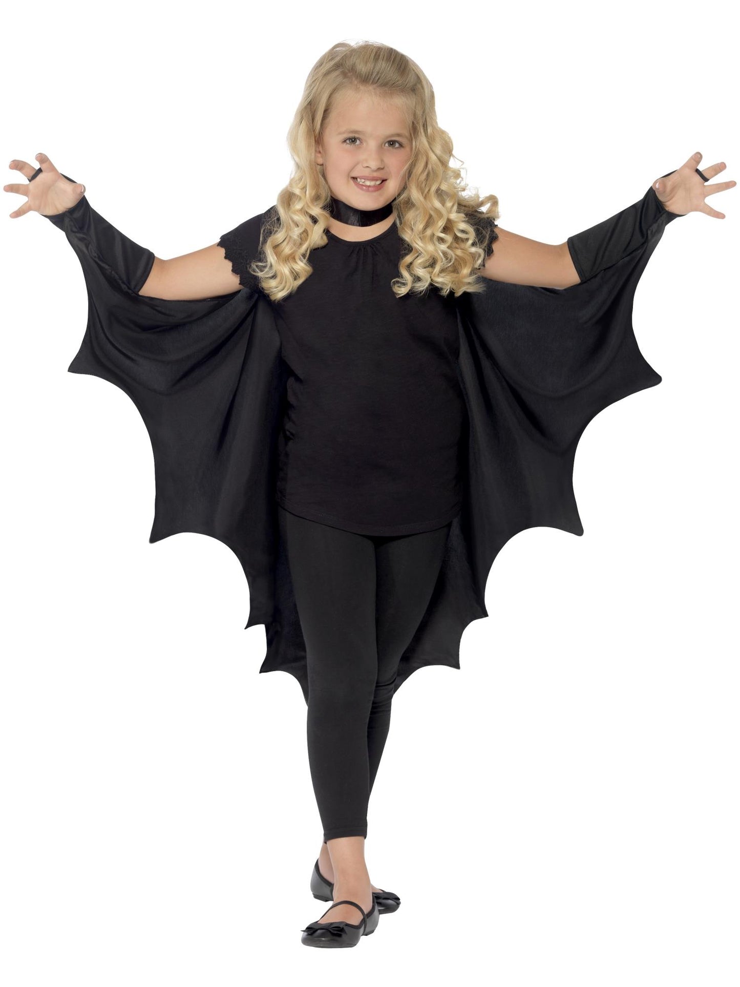 Smiffys HALLTHEME Kids Vampire Bat Wings, Black für Unisex