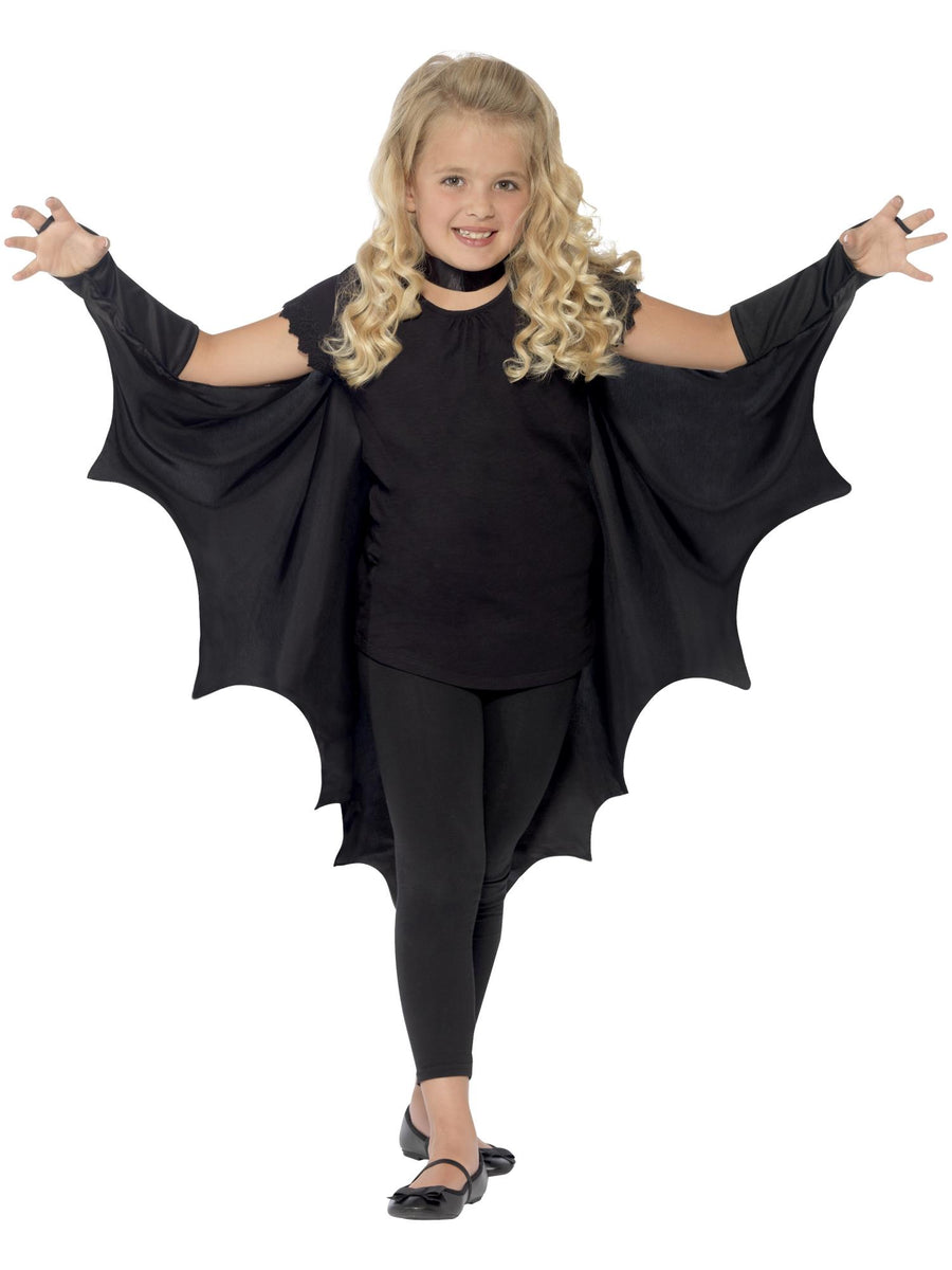 Smiffys HALLTHEME Kids Vampire Bat Wings, Black für Unisex
