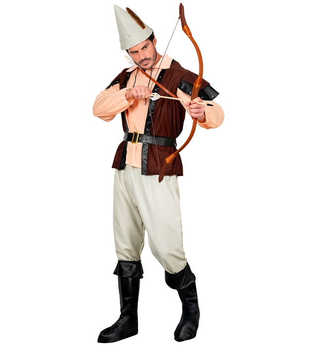 Prinz der Diebe Kostüm Komplettset mit Hemd, Weste, Hose, Gürtel und Hut