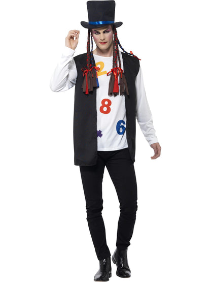 Smiffys MUSICICONS 80s Pop Star Costume, Multi-Coloured CS für Unisex