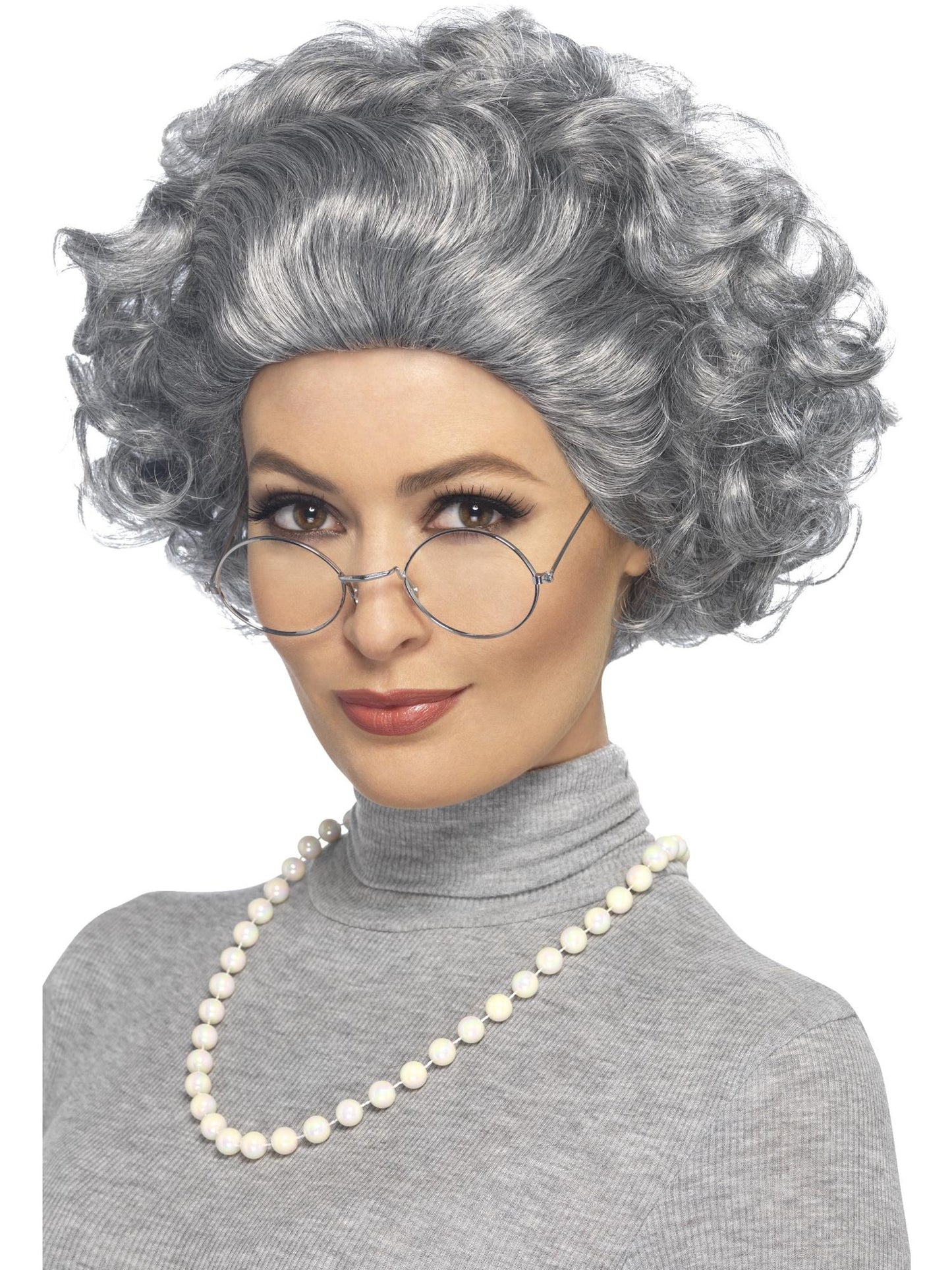 Smiffys Granny Kit, Grey WI für Unisex