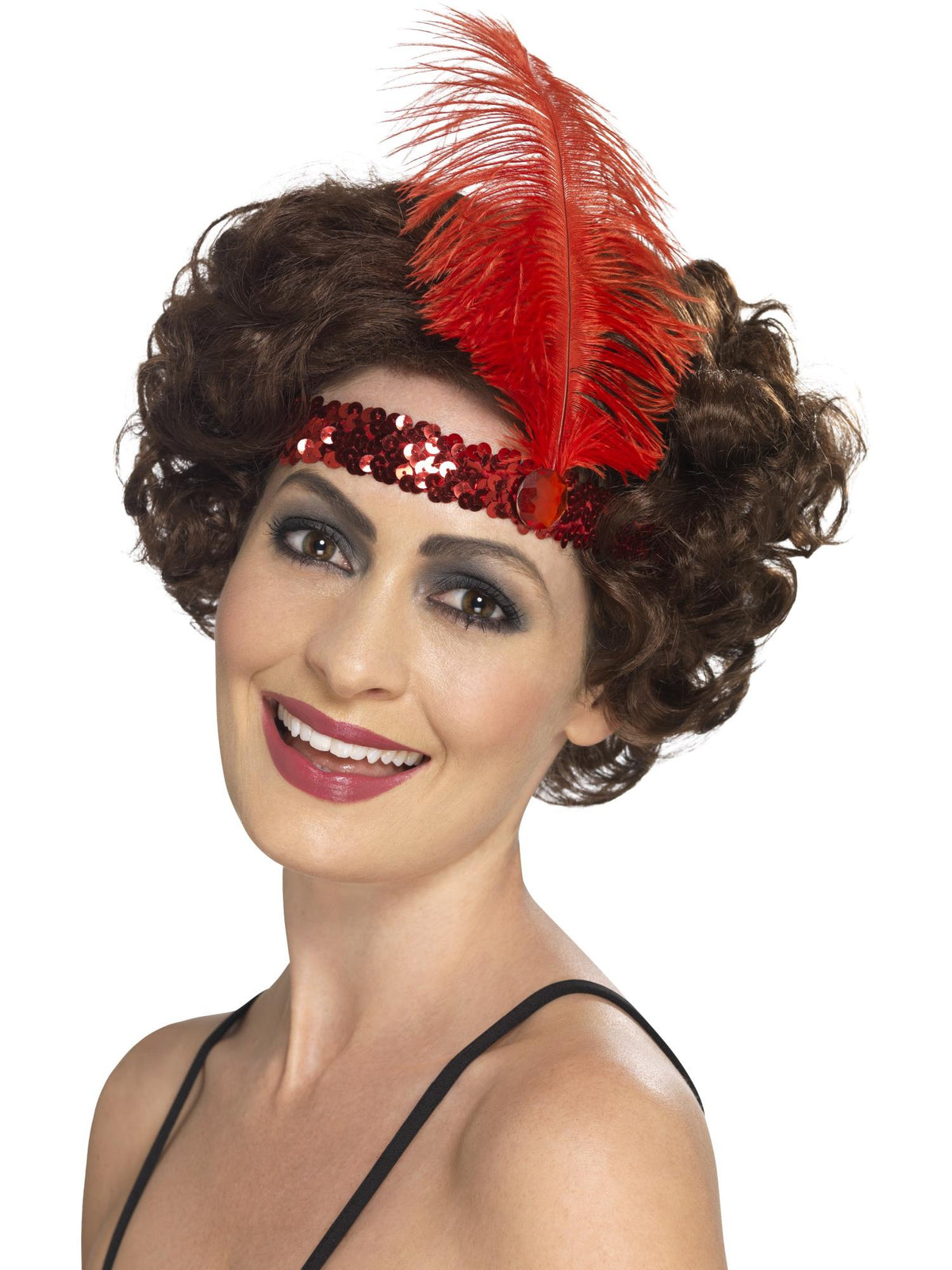 Smiffys Flapper Headband, Red HA für Damen