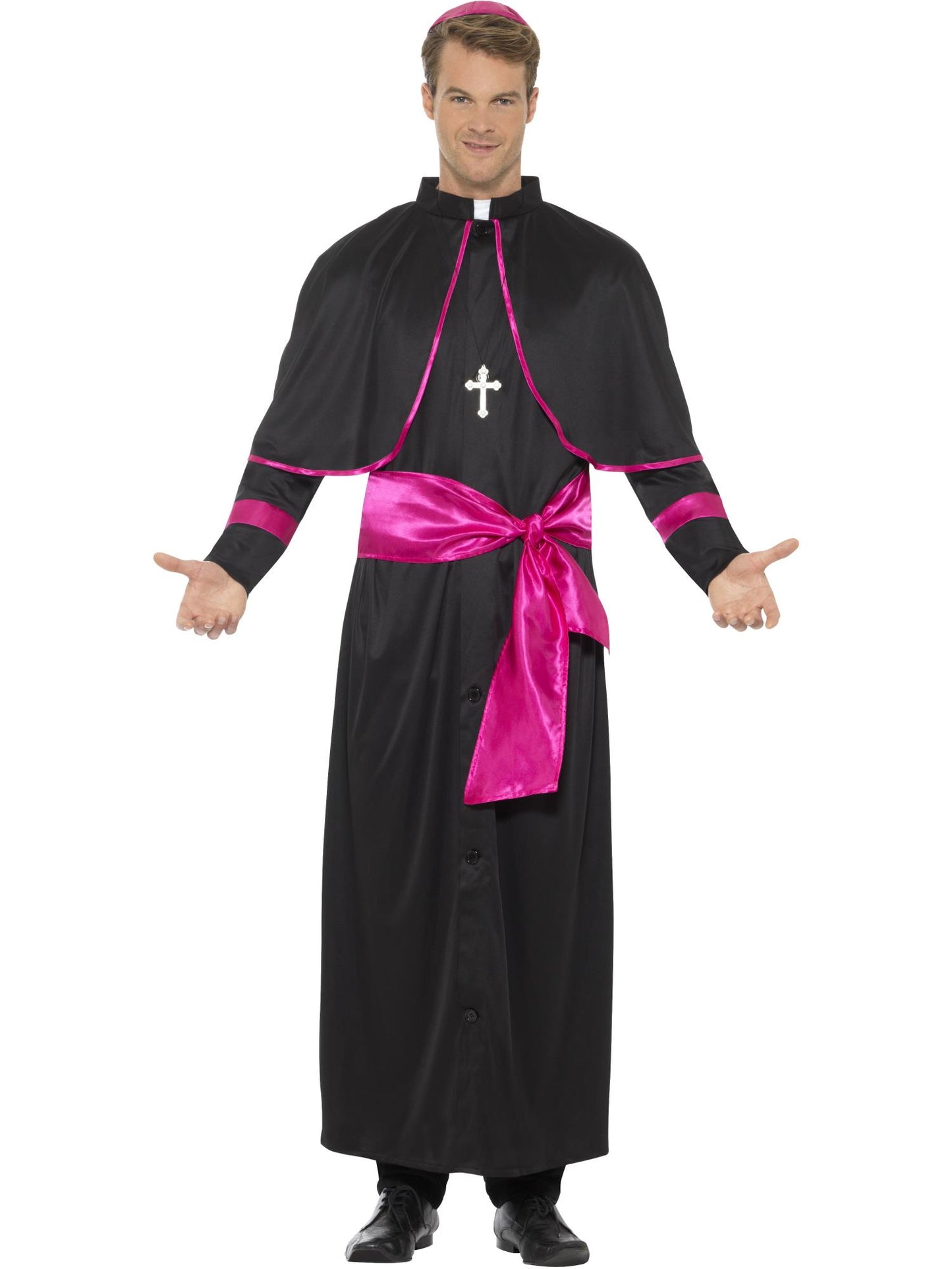Smiffys RELIGIOUS Cardinal Costume, Black CS für Herren