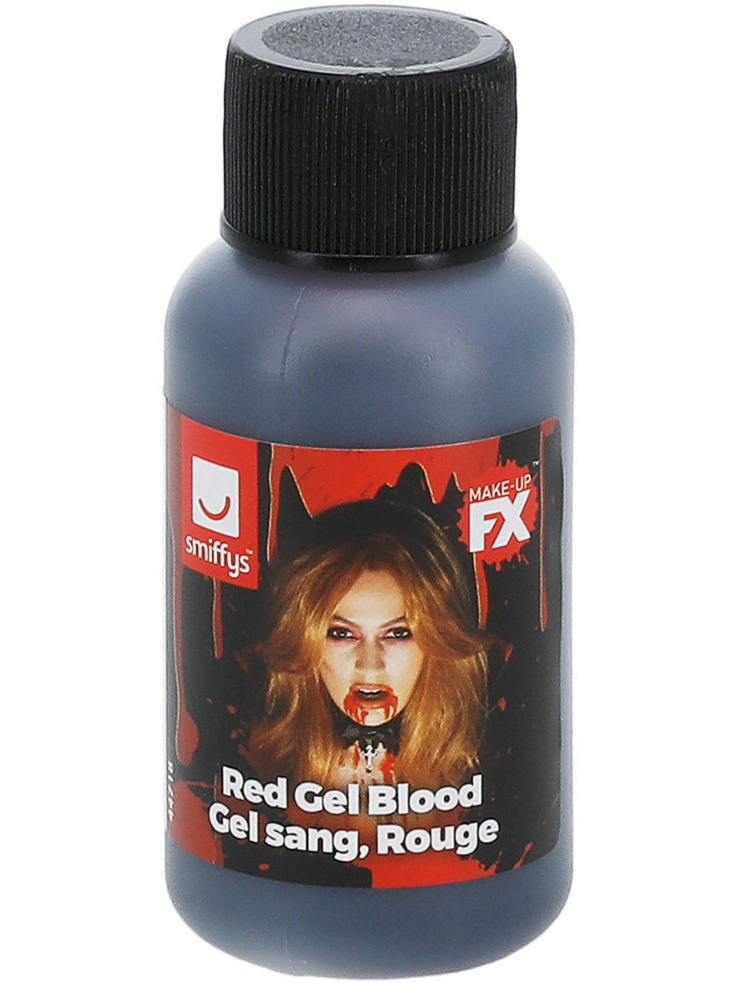 ZOMBIE Smiffys Make-Up FX, Gel Blood, Red CD für Unisex