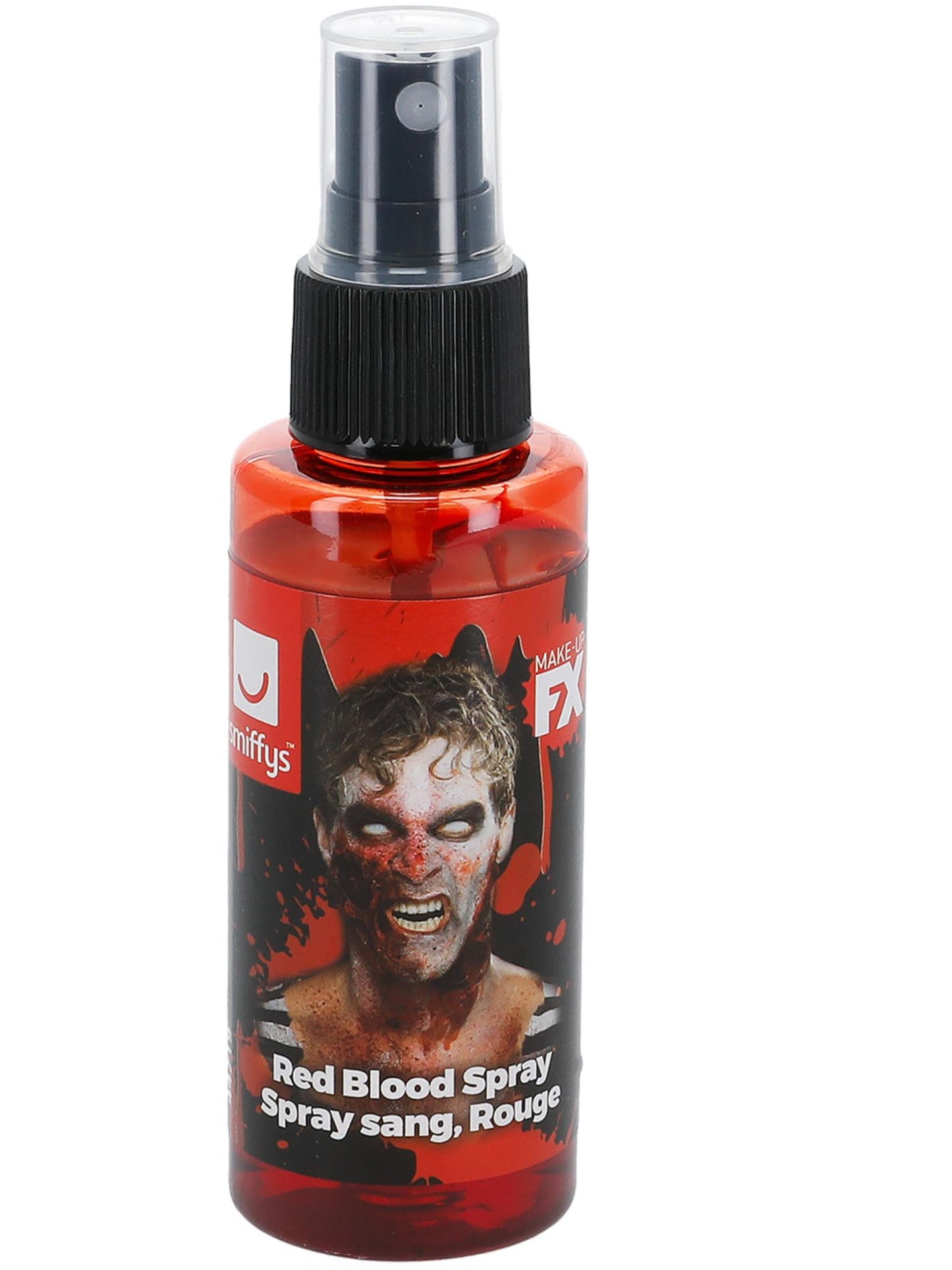 ZOMBIE Smiffys Make-Up FX, Blood Spray, Red CD für Unisex