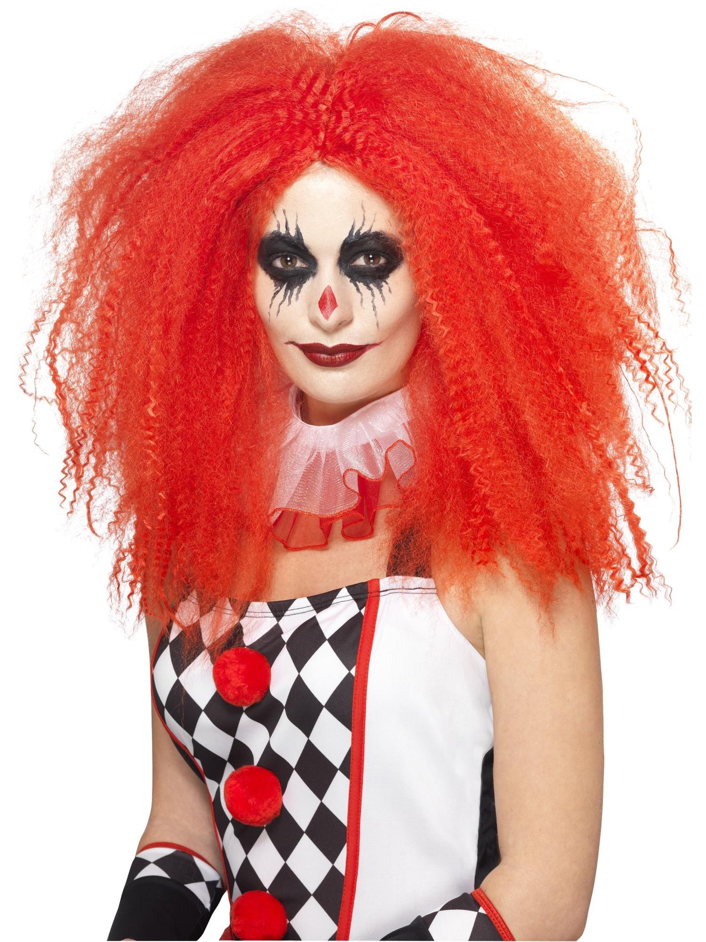 Smiffys Clown Wig, Red für Unisex