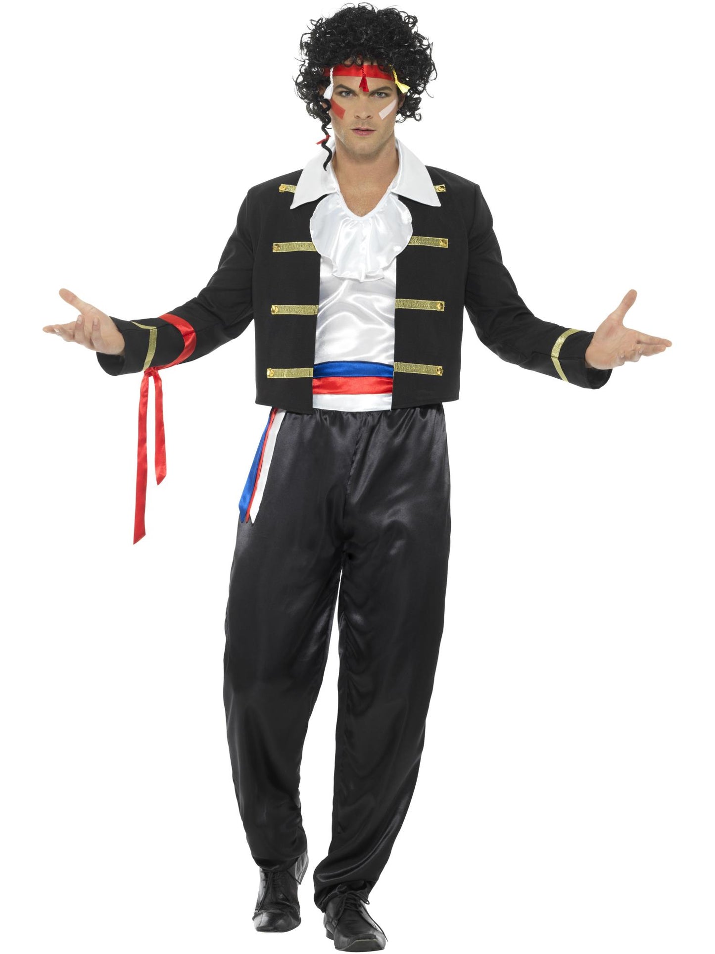 Smiffys 1980S 80s New Romantic Costume, Black CS für Herren