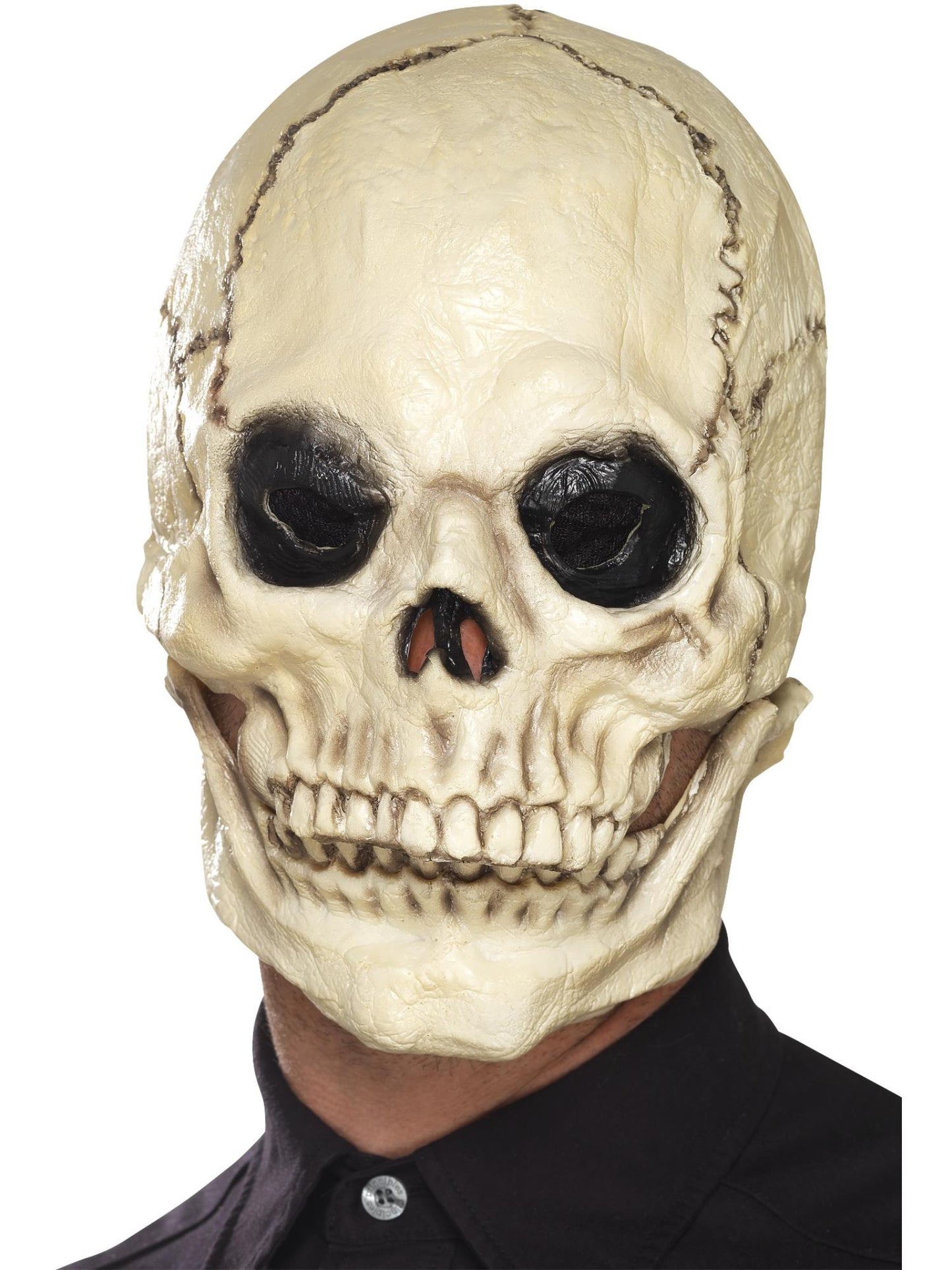 Smiffys DAYDEAD Skull Mask, Latex, White für Unisex